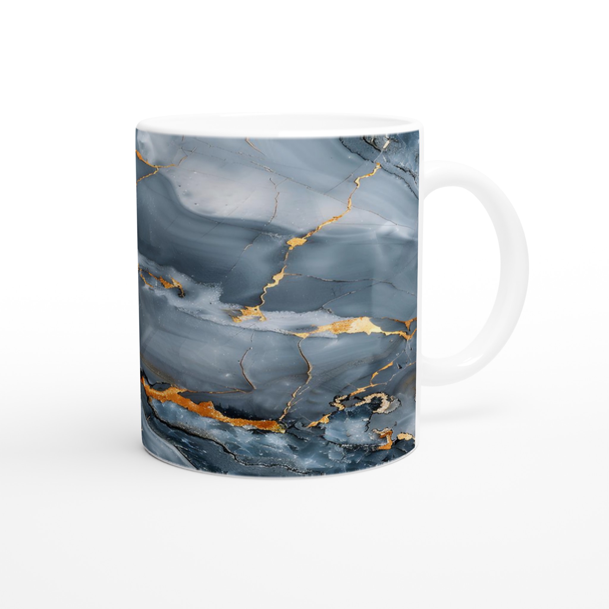 Lyxig Grå Onyx & Guldmarmor Keramikmugg – Elegant 11oz Kaffemugg 9 bc65d4f3-592f-42d3-b3fb-1b0205e0679b