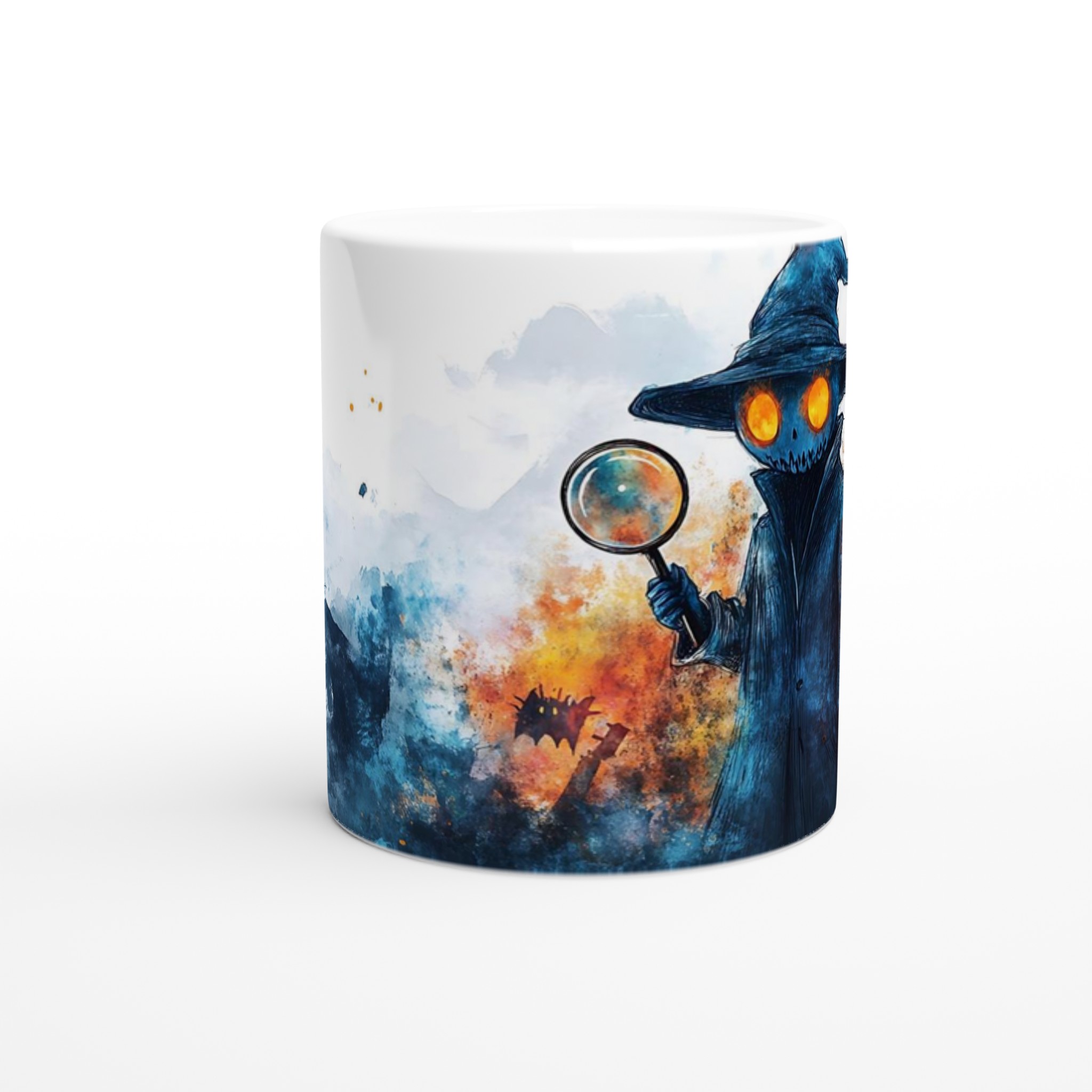 Mystiska Skräckdetektiven Keramisk Mugg - Perfekt för Halloween & Gotisk Stil, Välj Din Favoritfärg! 8 bc8b0899-3bb0-4a08-85ee-fcc8e607437b