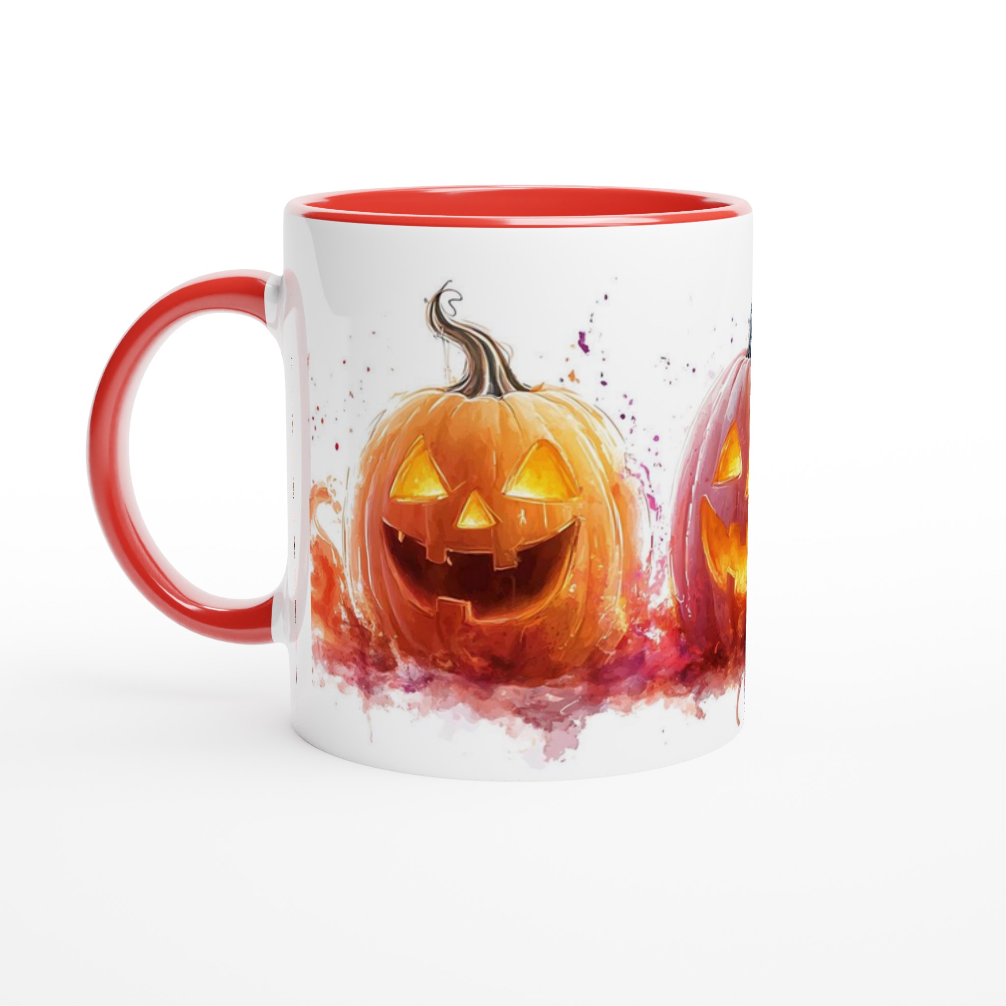Läskigt charmig 11oz keramikmugg – Perfekt för Halloween-firanden i färgglad akvarell 5 bc8c2b83-f2af-42d7-8c32-293efb01e2f2
