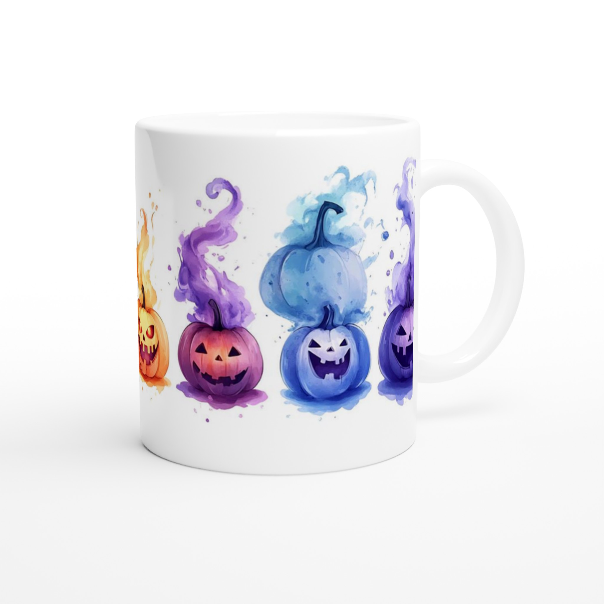 Läskigt Söt Halloweenmugg – Vattenfärgspumpor i Vibrerande Färger 9 bc968153-07a0-4154-80f4-3b948dd8ec01