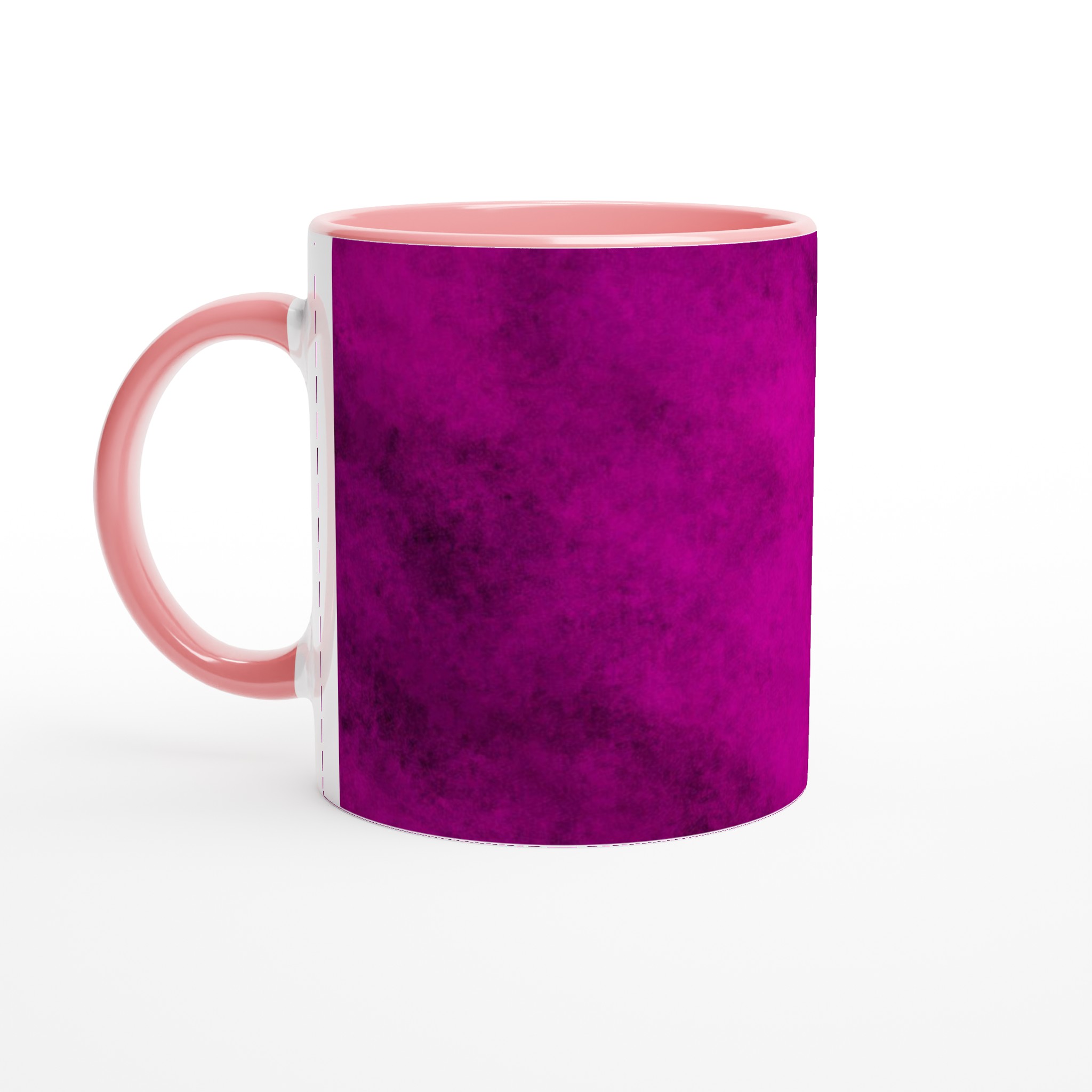 Vit 11oz keramisk mugg med djärv lila touch – välj din favoritfärg för personlig stil 6 bcbca135-a1f5-4e04-81b1-b8b9a94a46cf