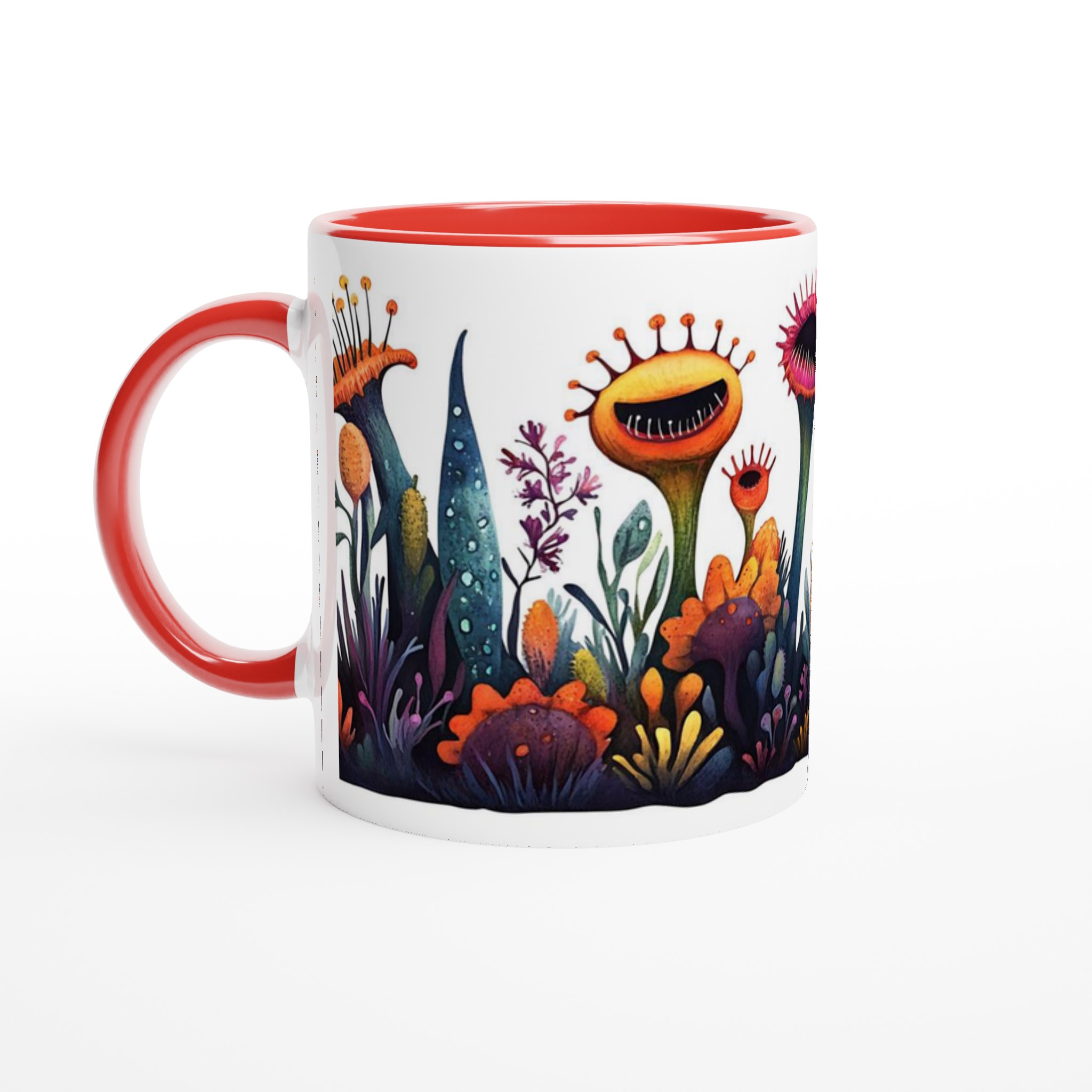 Mystiska Blommor 11oz Keramisk Mugg - Drömsk Design med Livfulla Färger 5 bcd3552c-eb6f-47bf-ae5c-d84bec1344fb