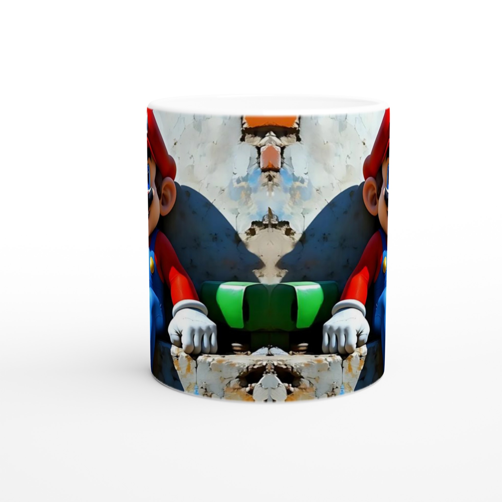 Vit 11oz Keramisk Mugg med Klassiskt Gamingmotiv – Välj mellan 7 Färgstarka Keramiker 8 bcde4607-55cf-427b-86fb-ed8d960a0884