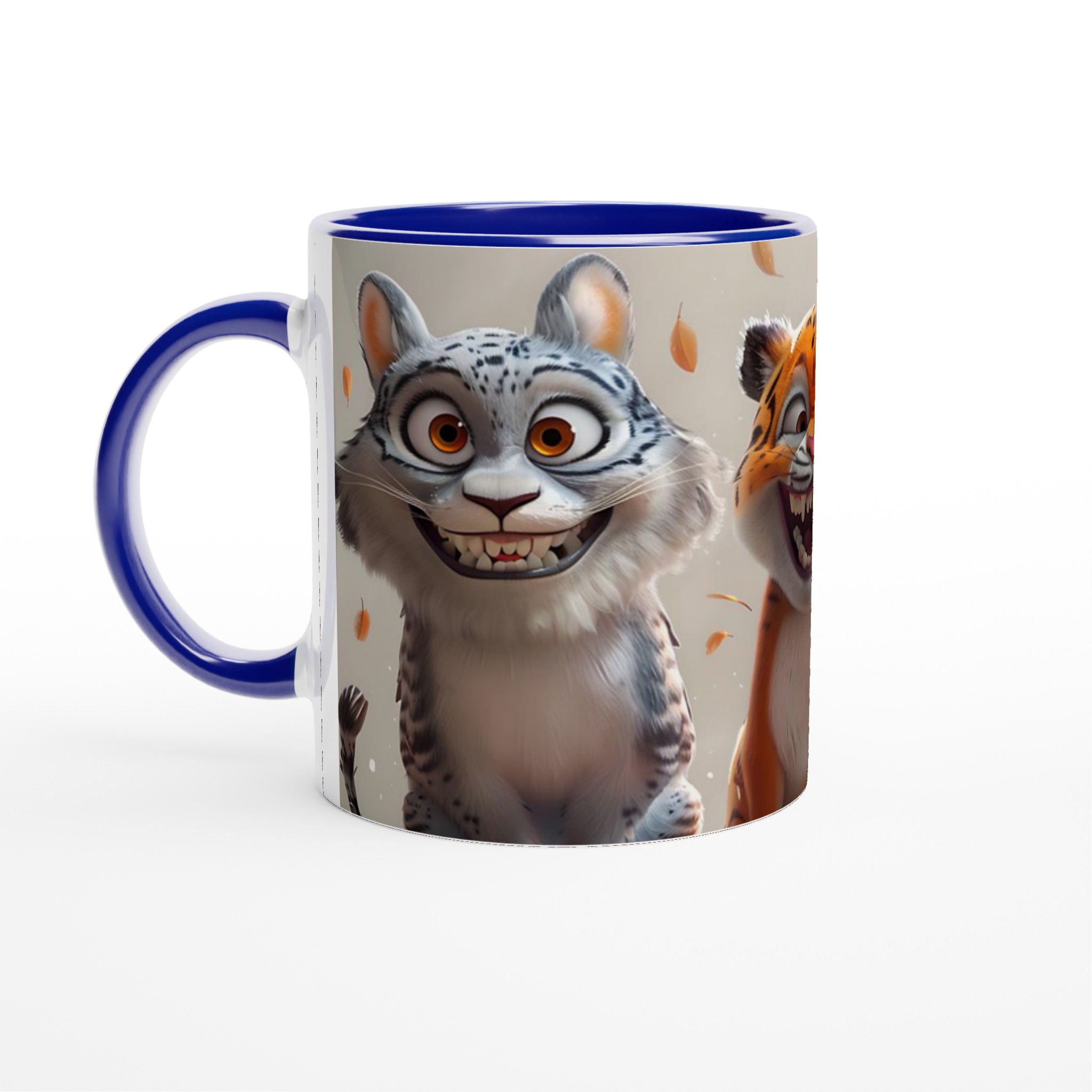 Humorfylld djungelkompis 11oz keramikmugg – Glada rovdjur i livliga färger 2 bcf9c07c-3b95-44d5-bae2-fe3c657924ed