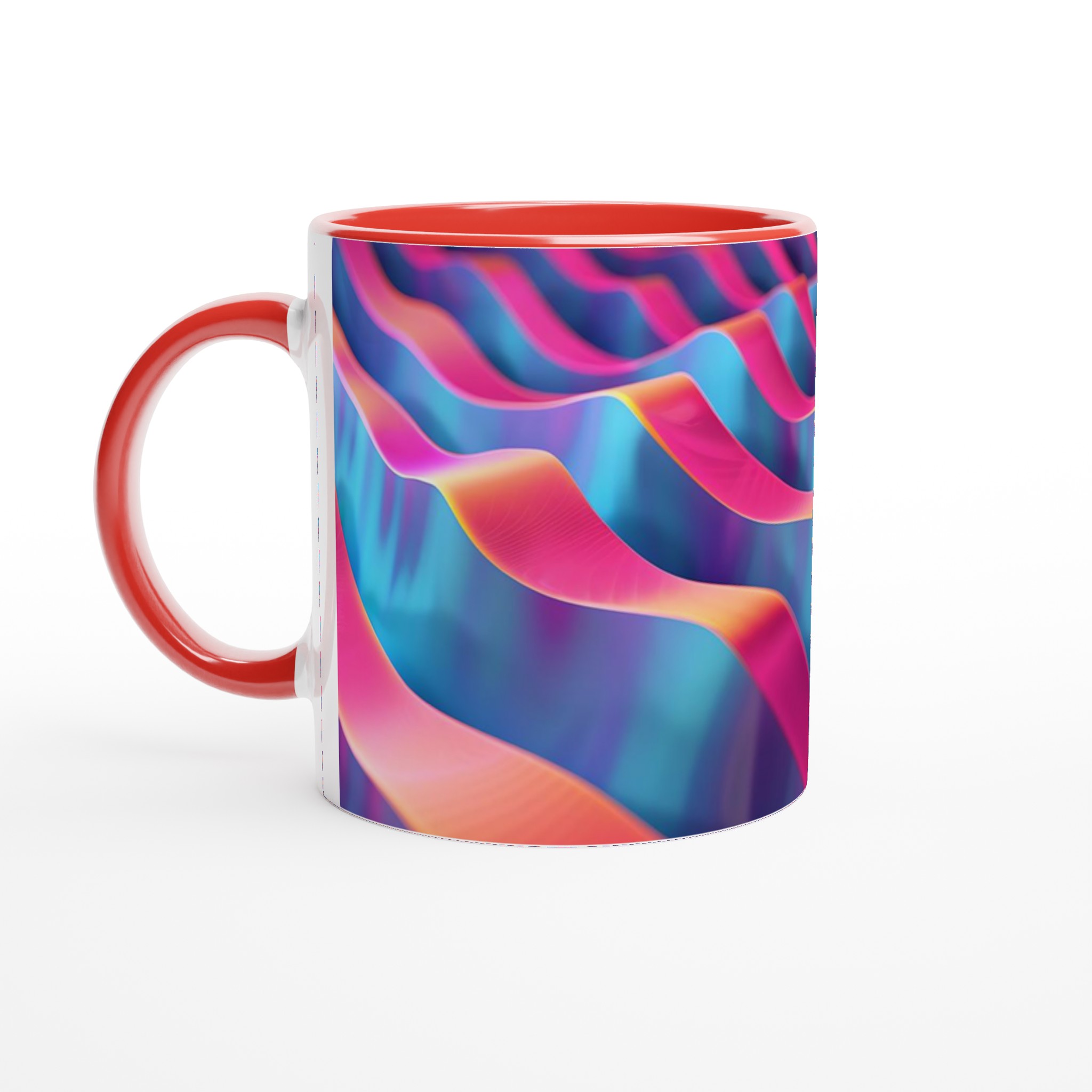 Abstrakt Vågmotiv 11oz Keramisk Mugg – Vibrerande Design i Valfri Färg! 5 bcff4fed-5ac4-4b6d-af1a-59de809e7dff
