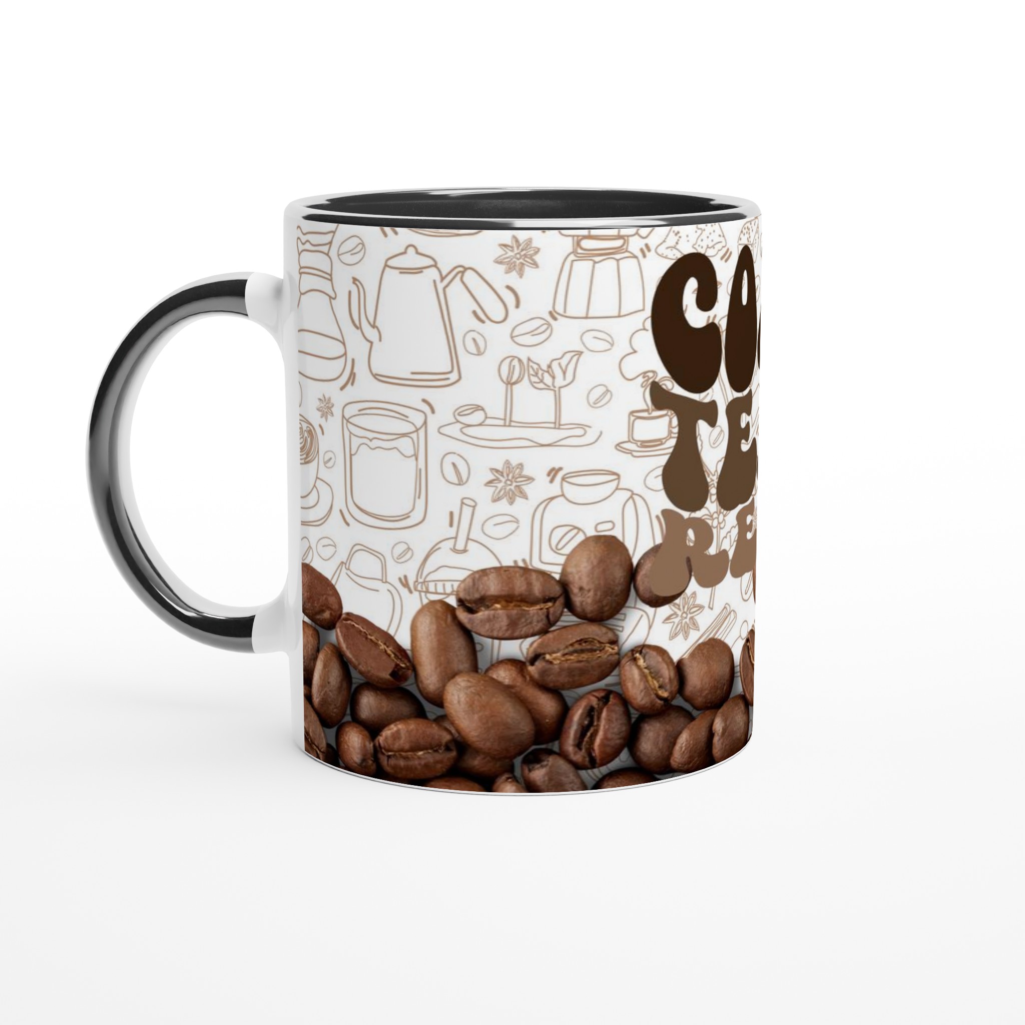 Kaffemugg 'Coffee Teach Repeat' – Inspirerande Lärarmugg i Keramik för Kaffefantasten 4 bd05f723-cffe-457e-84f6-046022d0ff91
