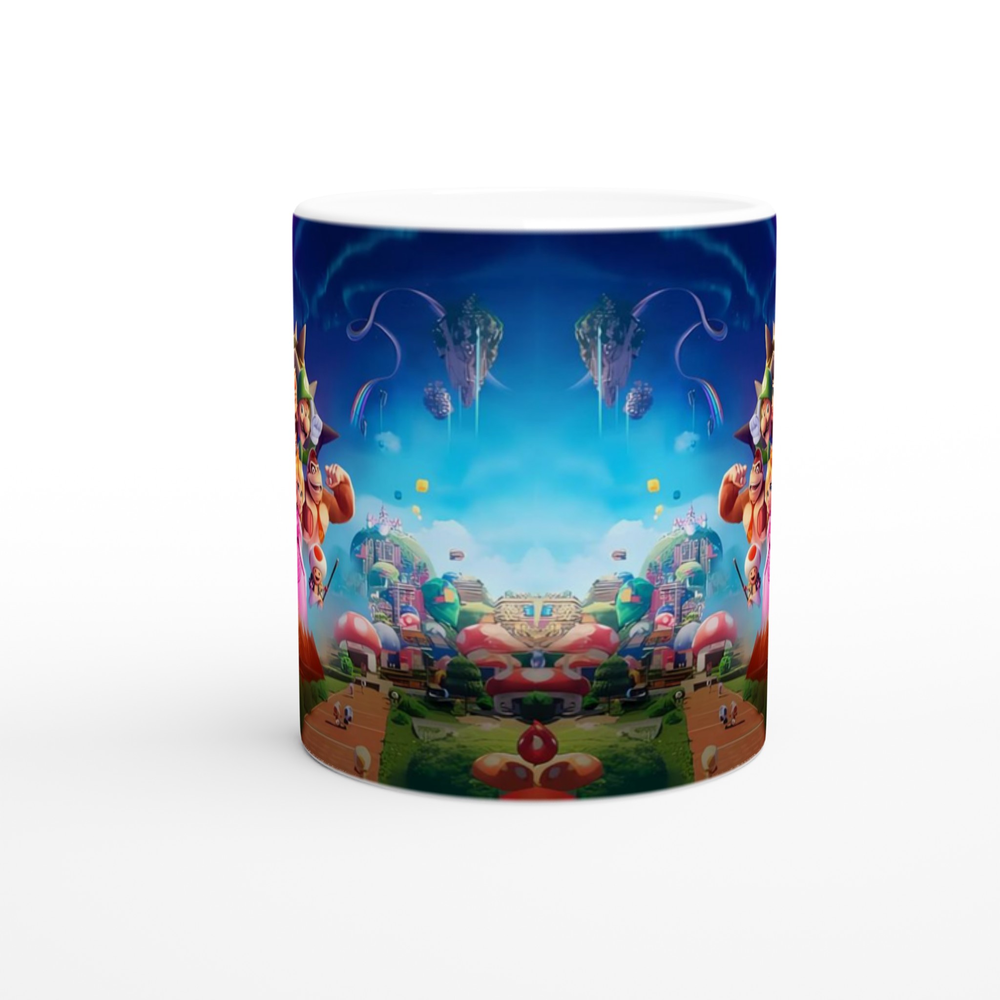 Vit 11oz keramisk mugg med färgstark spelinspirerad design i flera keramiska nyanser 8 bd06a8d5-84a5-4424-b49d-6c5c73ed3e11