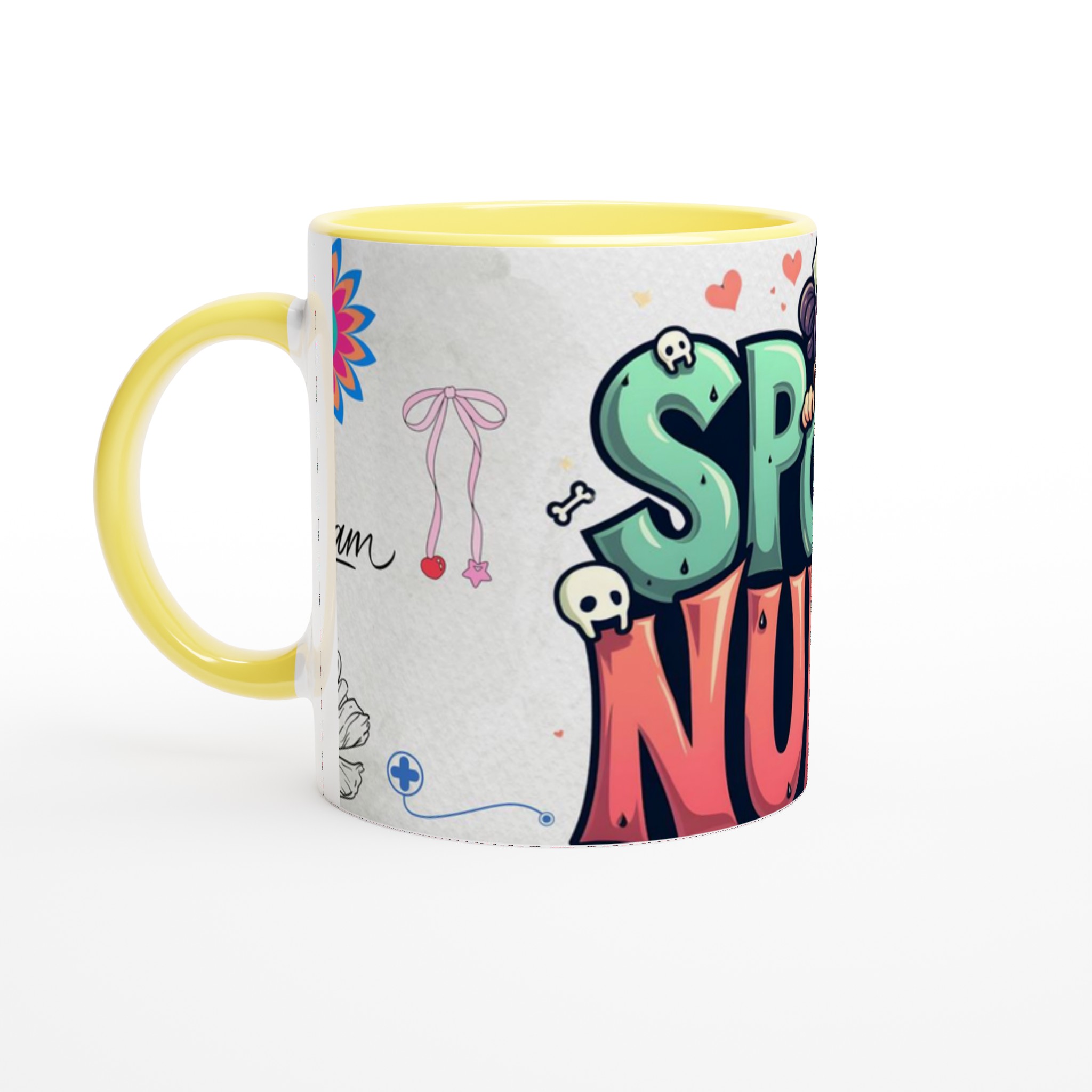 Spooky Nurse 11oz Keramisk Mugg – Färgstark, Lekfull & Perfekt för Alla Humör 3 bd3c6cf3-8d32-4cc0-8408-4ecf80fb5f46