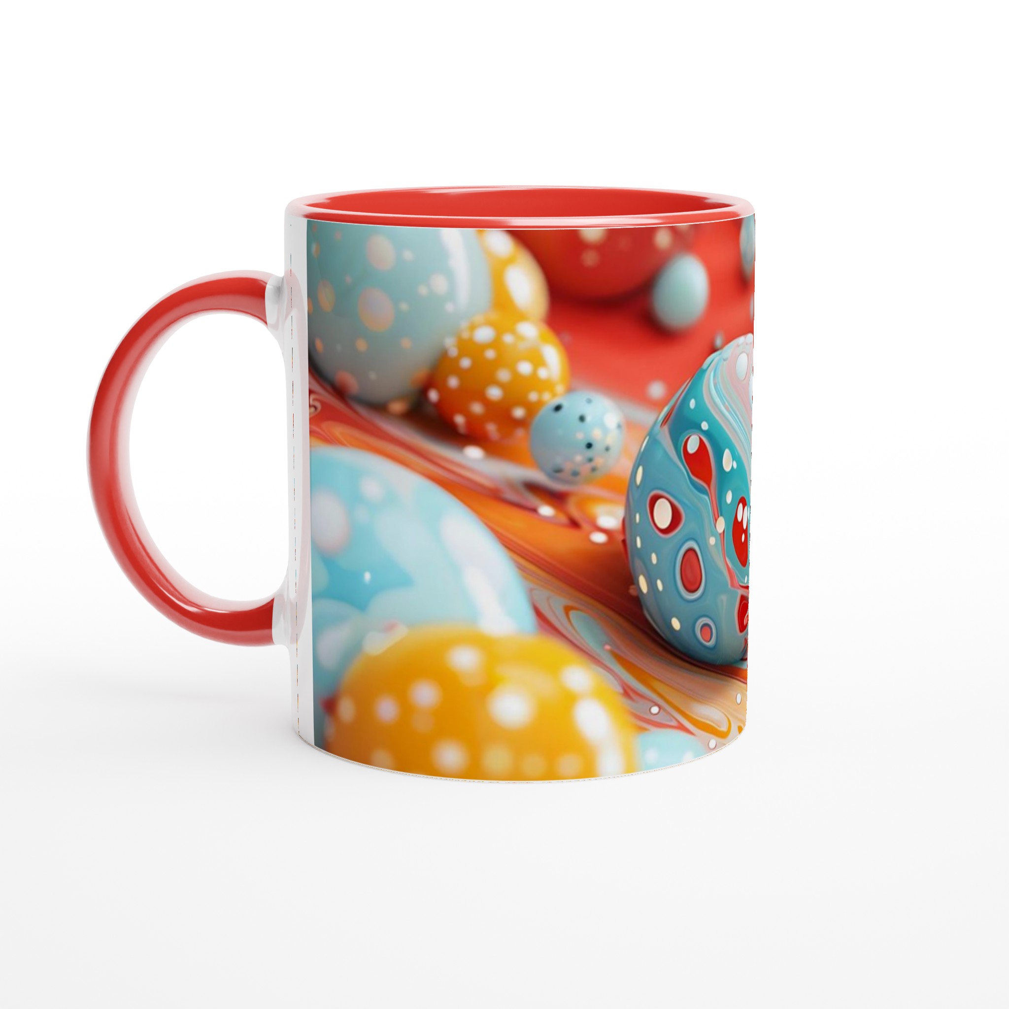 Abstrakt Målarstänk Keramikmugg 11oz – Välj din färg och lyft din kaffestund! 5 bda0d706-917f-4673-beb9-d6d76413e28c