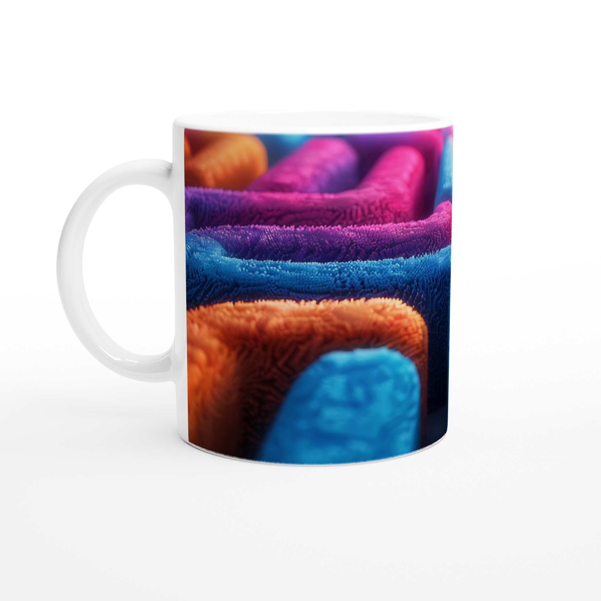 Abstrakt Mjuk Textur Keramikmugg – 11 oz i ditt val av livfulla färger 1 bda7ad7b-f6e7-4052-8c0b-f8ce16ebd340