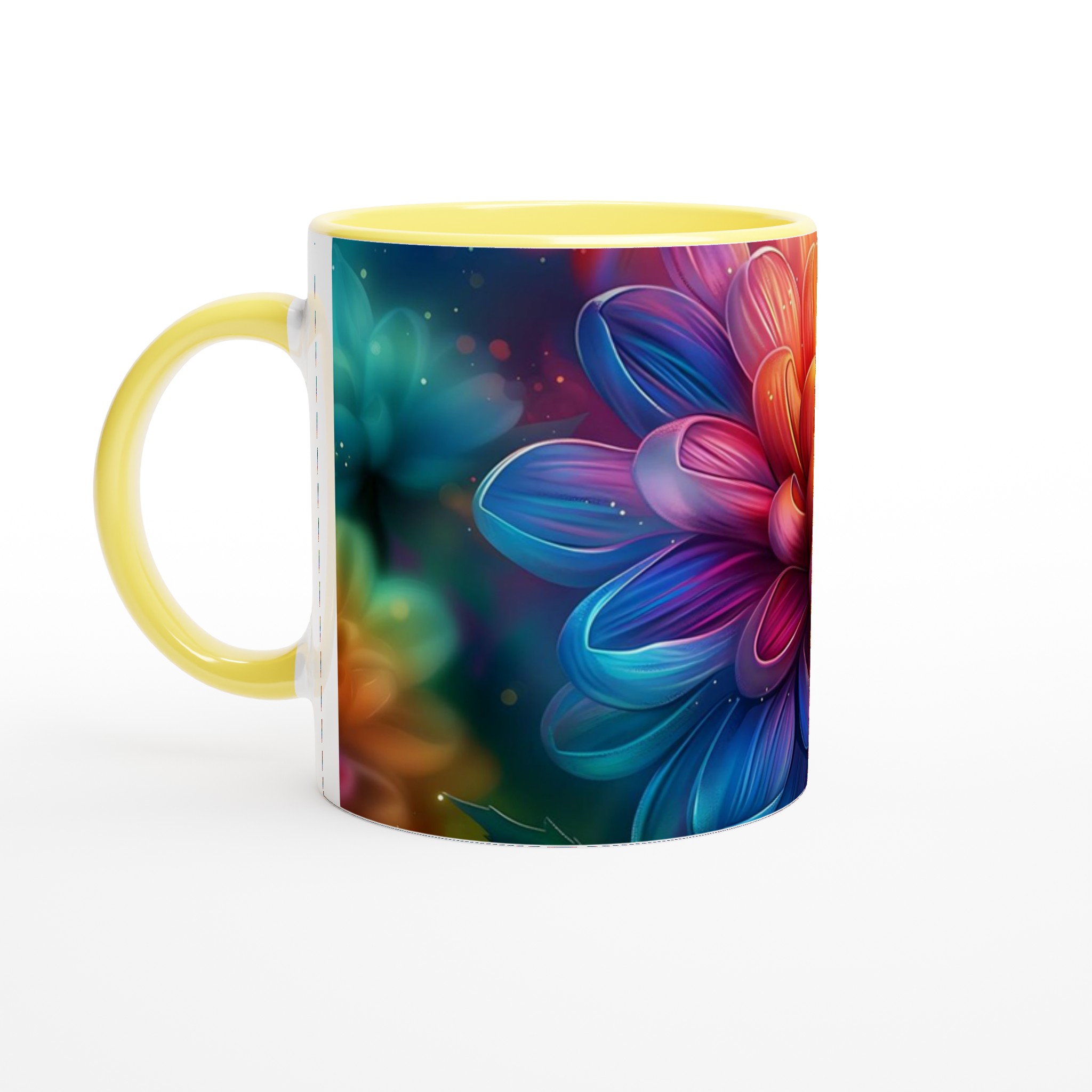 Färgexplosion Dahlia Mugg – 11oz Keramisk Kaffemugg i Levande Nyanser för Hem & Kontor 3 bded6713-edd1-4c6c-ae9a-23aeb261f2f4