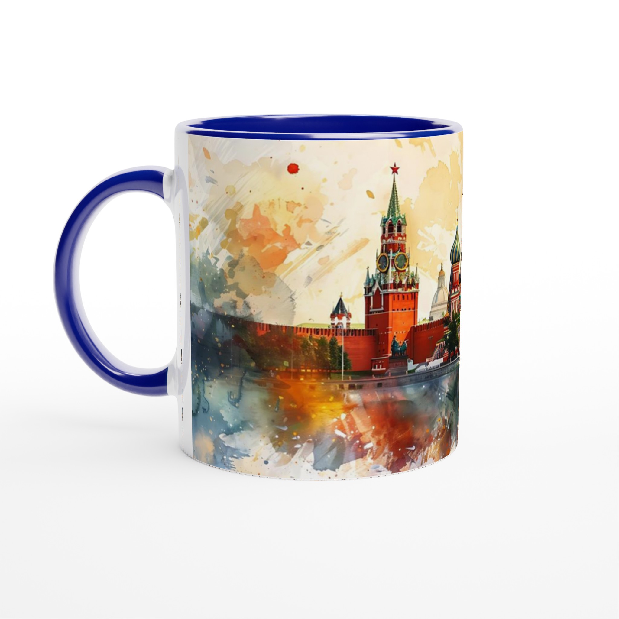 Konstnärlig St. Basil's Katedral Mugg - Akvarellprakt i din hand, 11 oz 2 be6cce56-33d5-412a-9e0c-225a51550e2d