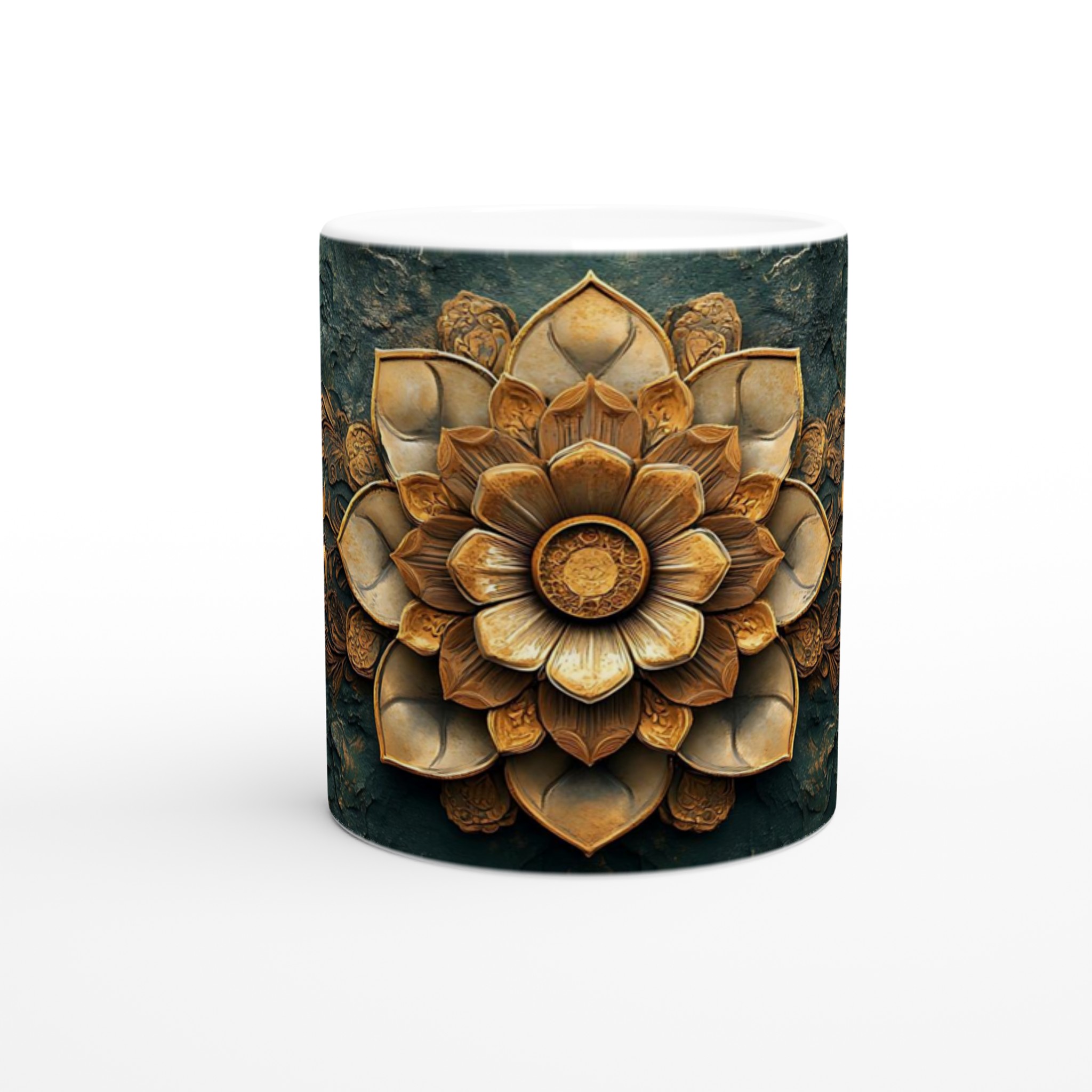Lyxig Guld Lotus 11oz Keramikmugg - Välj din färg 8 be74faf2-f7e7-4e01-9ec0-301a49431e1f