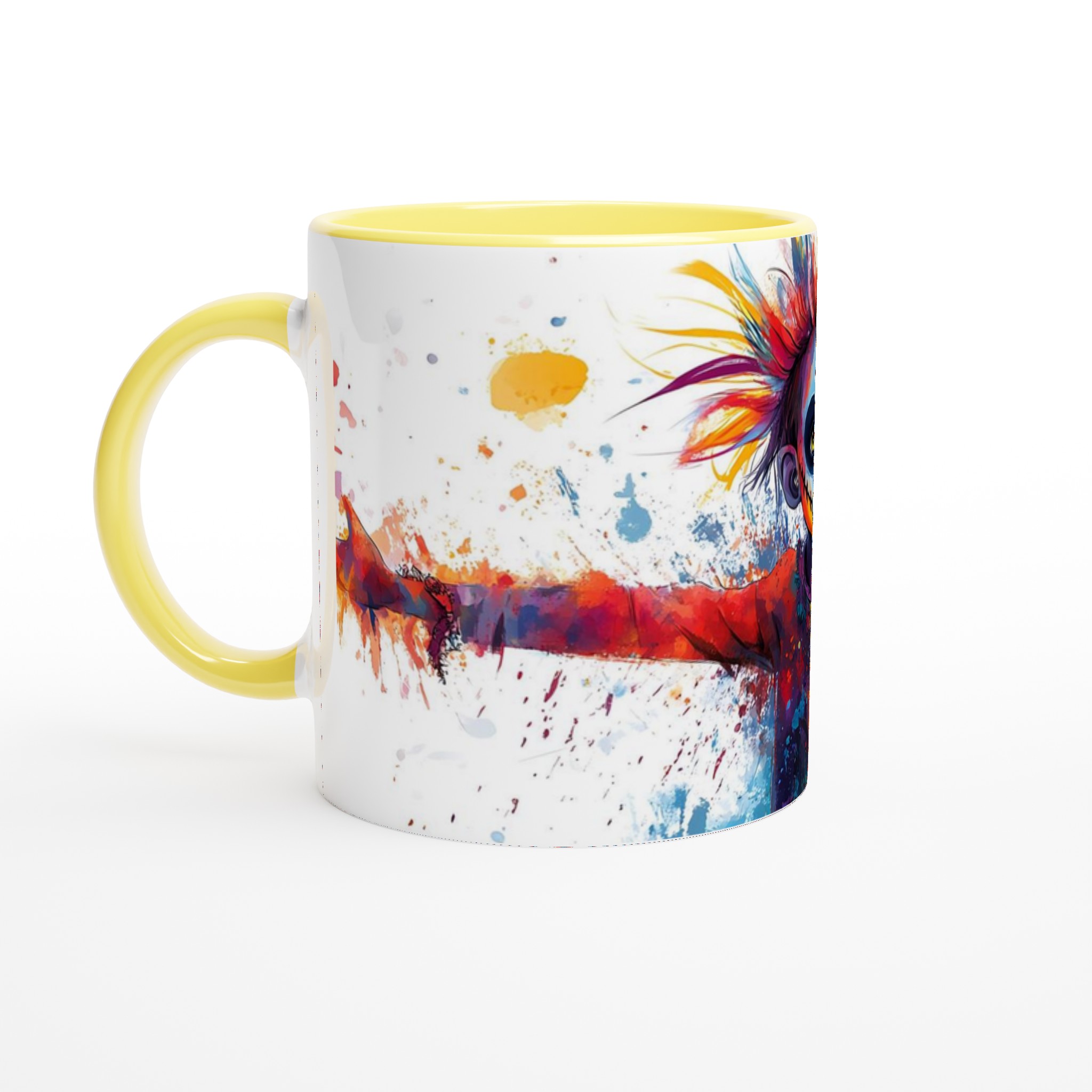 Färgsprakande Sugar Skull Keramikmugg – Utforska din Kreativitet med 7 Livfulla Färger! 3 beb1cc58-ebbd-4a46-93c3-064aa8897b1d