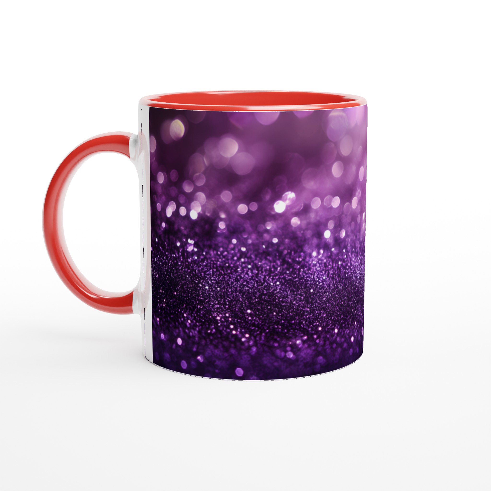 Glittrande Lila Keramikmugg – 11oz kaffemugg för en touch av glamour 5 beee17f1-ac6f-4878-ad11-b766e71b142d