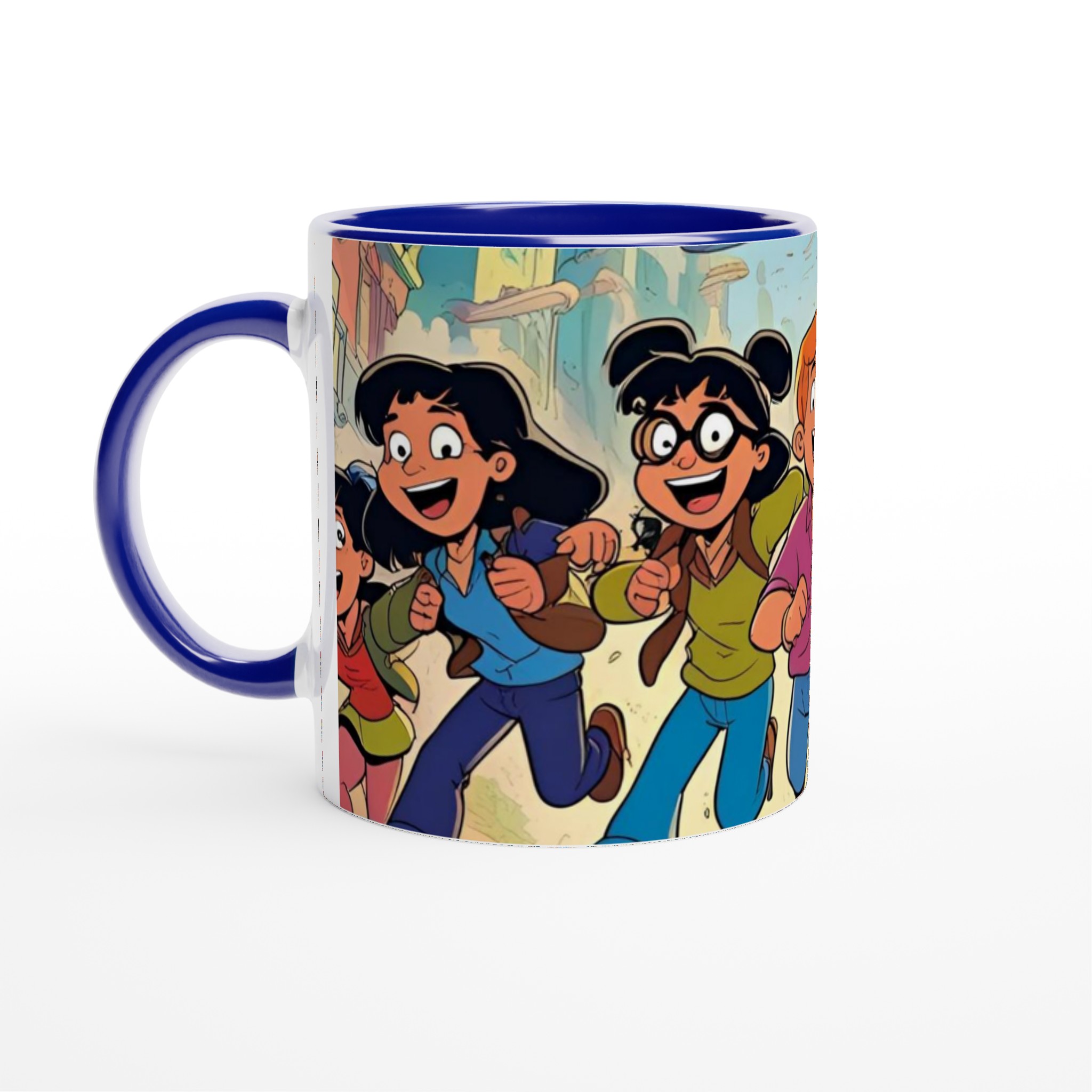 Vit 11oz keramisk mugg med livfull illustrerad design – välj din keramiska favoritfärg 2 bef1d59b-7c79-45e9-b8a7-f057e51e35c0