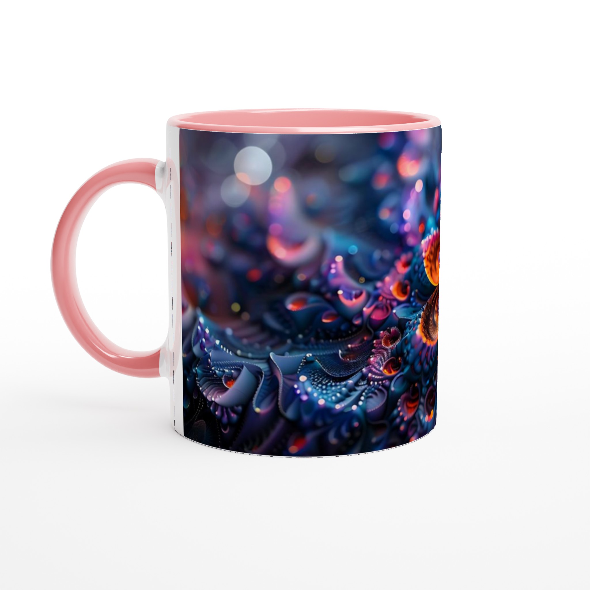 Kosmisk Blomster Keramikmugg - 11oz Magisk Design i Flera Färger 6 bef3afb4-a069-4ab9-a00f-2aecad63d280