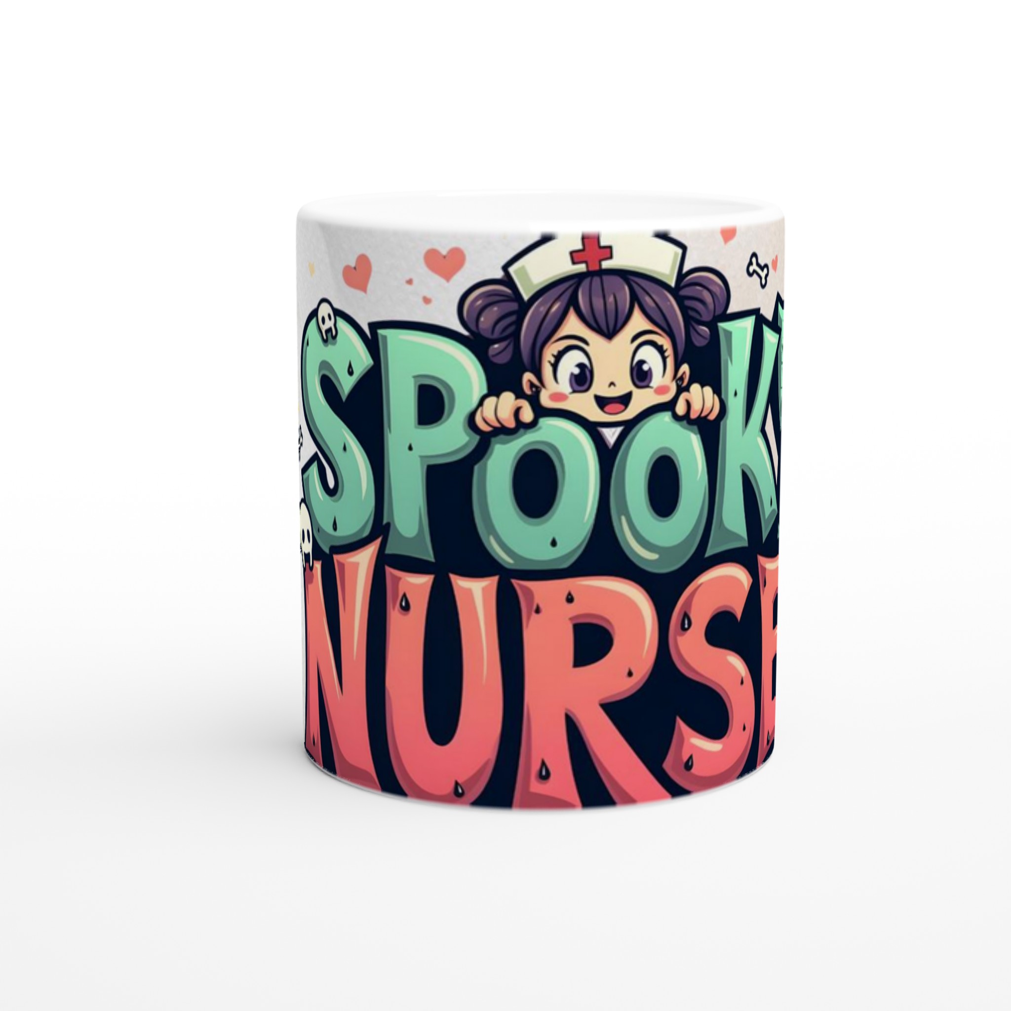 Spooky Nurse 11oz Keramisk Mugg – Färgstark, Lekfull & Perfekt för Alla Humör 8 bf367637-f17e-4a1b-83e1-8c598097153c