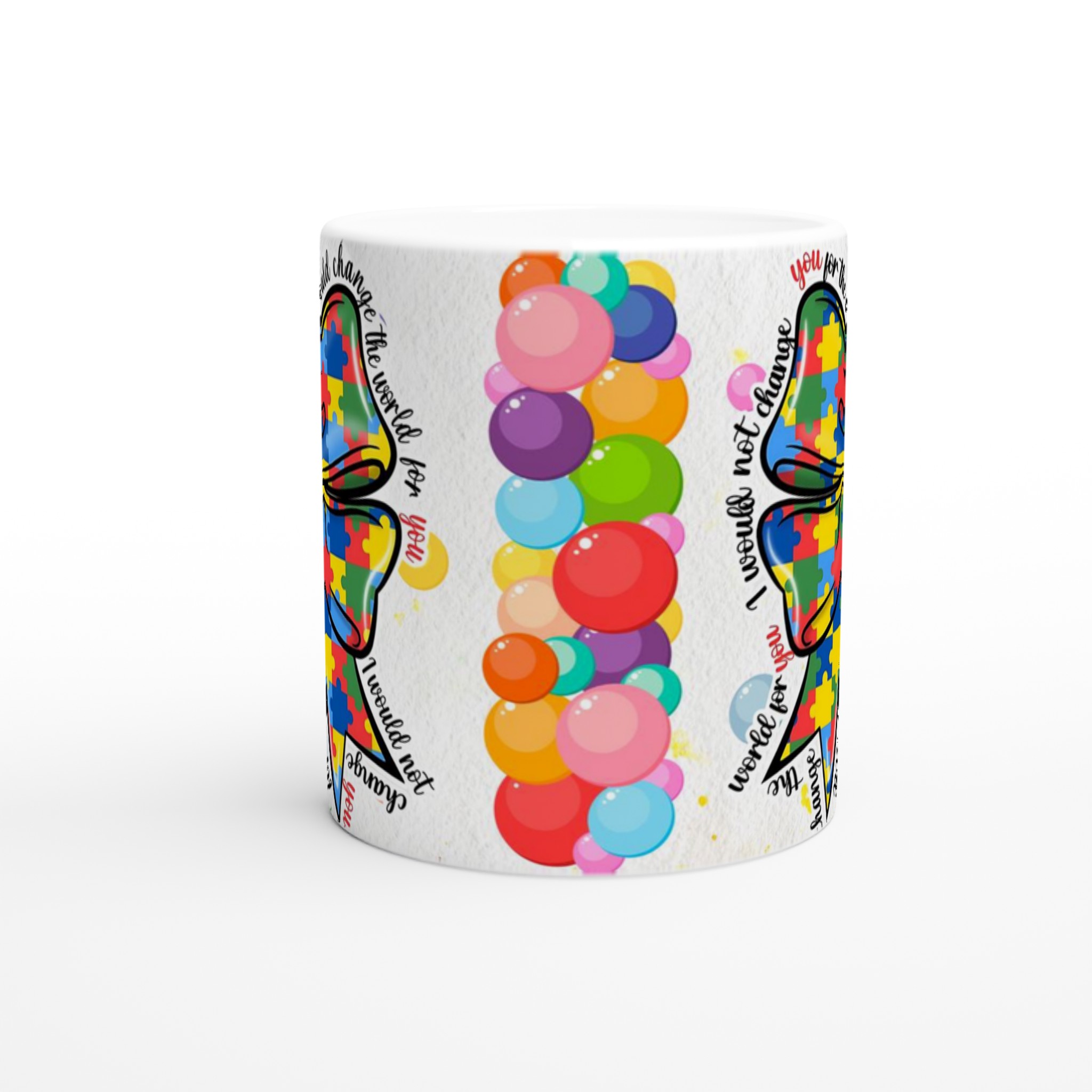 Vit 11oz Keramisk Mugg med Färgstark Pusselrosett – Välj Din Favoritfärg 8 bfb1b412-5f47-418e-83ad-7f46245e4e30