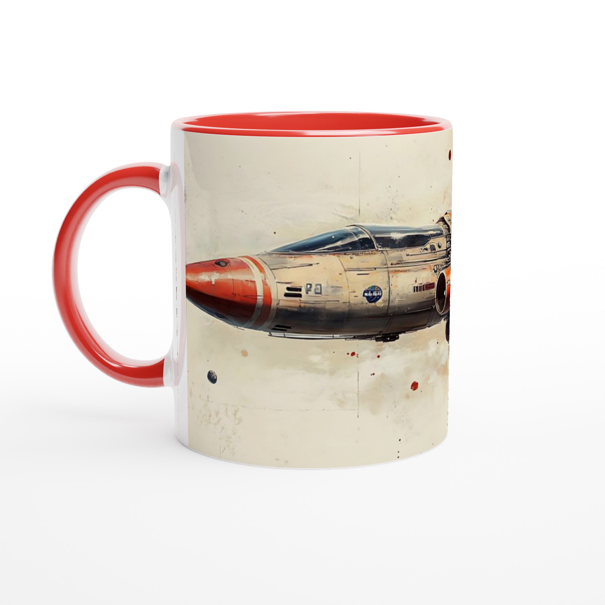 Space Explorer Ceramic Mugg - Sci-Fi Konst inspirerad av Världsrymden, 11oz, Välj din Färg 5 bfb1bc08-354d-40da-b905-1976c5f2360f
