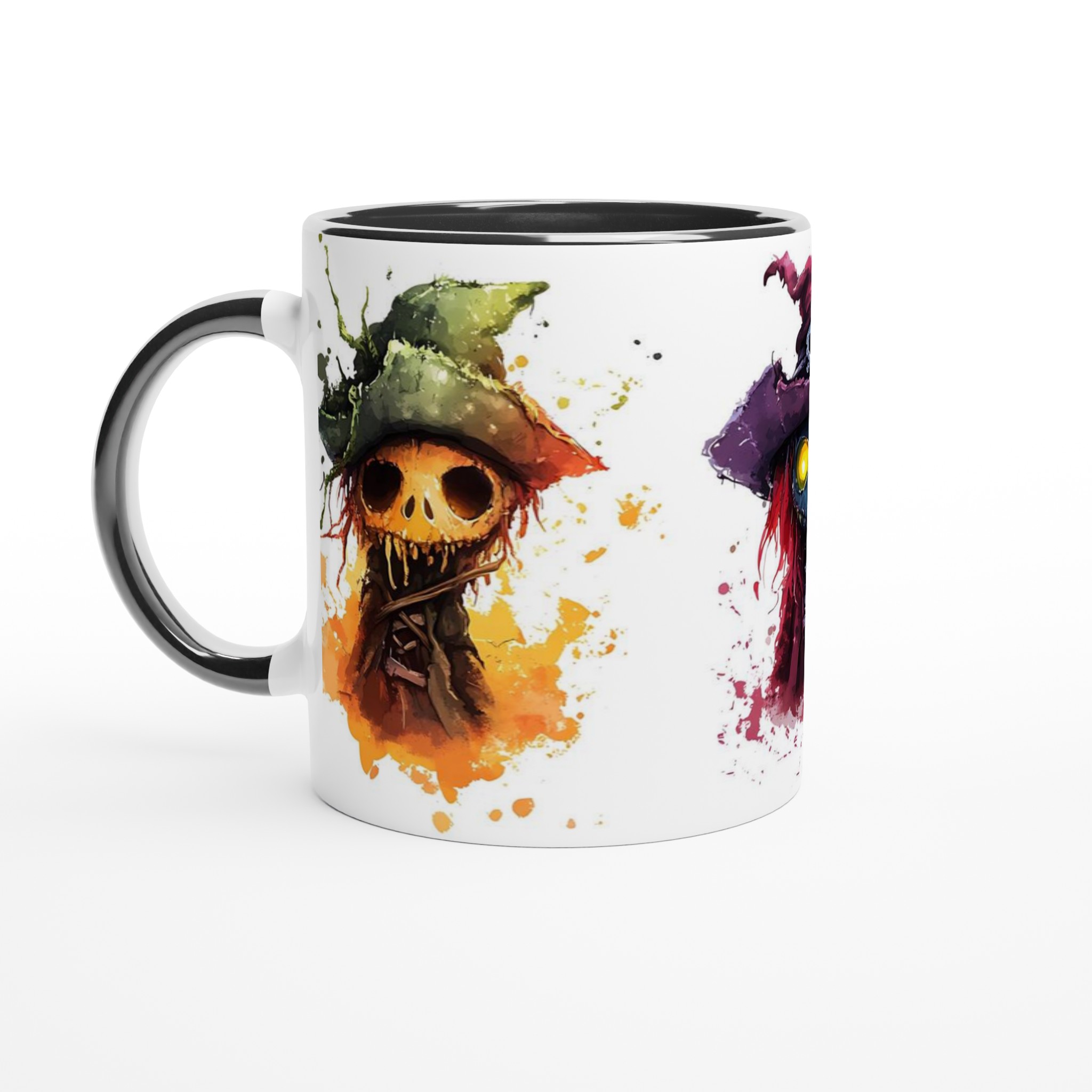 Mörk & Magisk Keramisk Mugg - Akvarell Zombie Häxmotiv i Ditt Val av 7 Färger 4 bfbb708d-54da-4300-8cdf-56861dc8d728