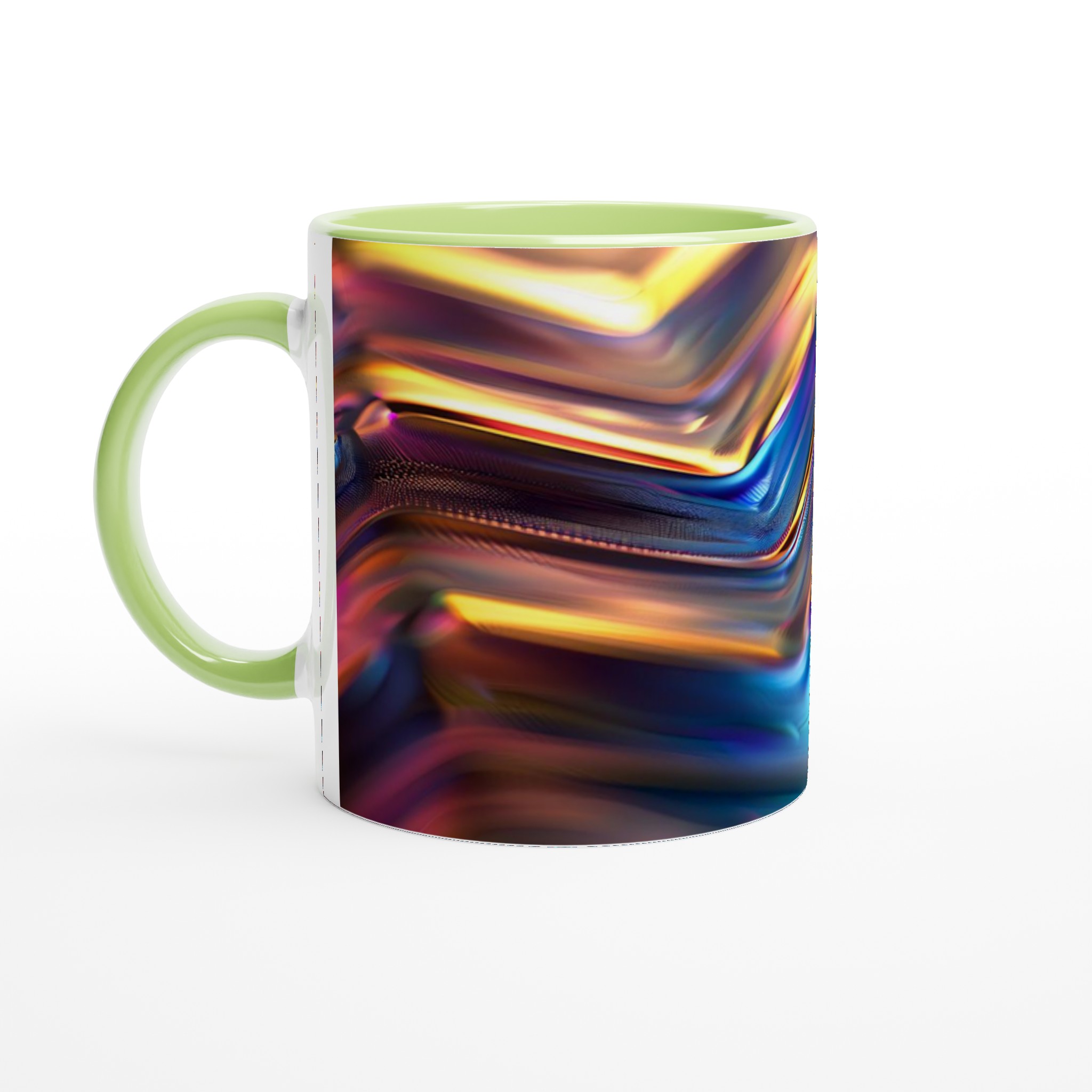 Abstrakt Holografisk 11oz Keramisk Mugg – Vibrerande Färger för en Magisk Kaffestund 7 bfcdcf1c-2298-4d66-b38e-87636cb81747