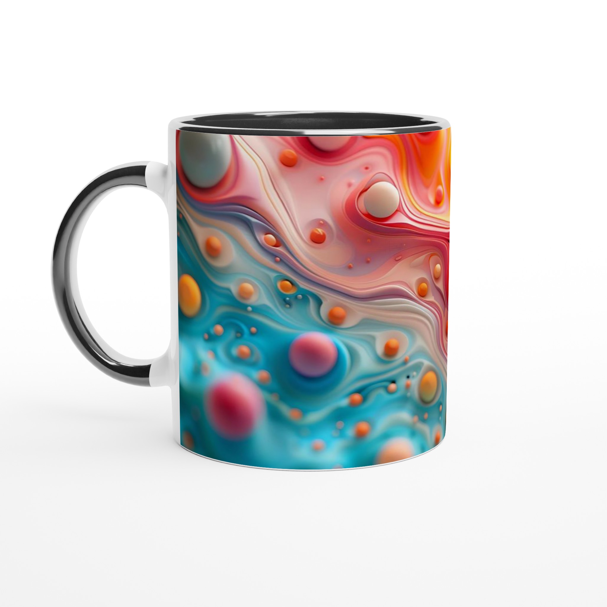 Abstrakt Bubbel Keramikmugg - 11oz, Välj Bland 7 Levande Färger! 4 bfd8646b-85b6-41bc-ab8c-8a4b9f069afa