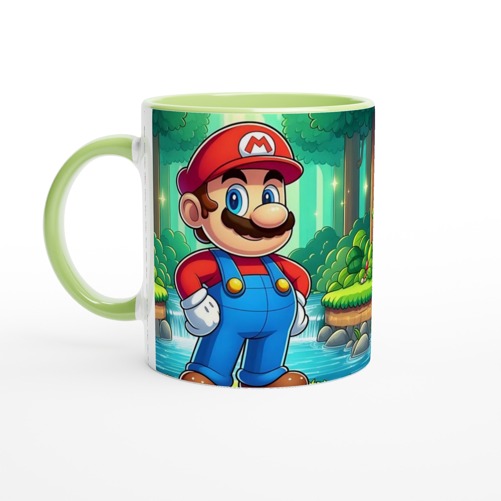 Färgstark 11oz keramisk mugg med lekfull spelkaraktär – välj din favoritfärg! 7 c025eef6-14b6-44c8-91df-f2a672431056