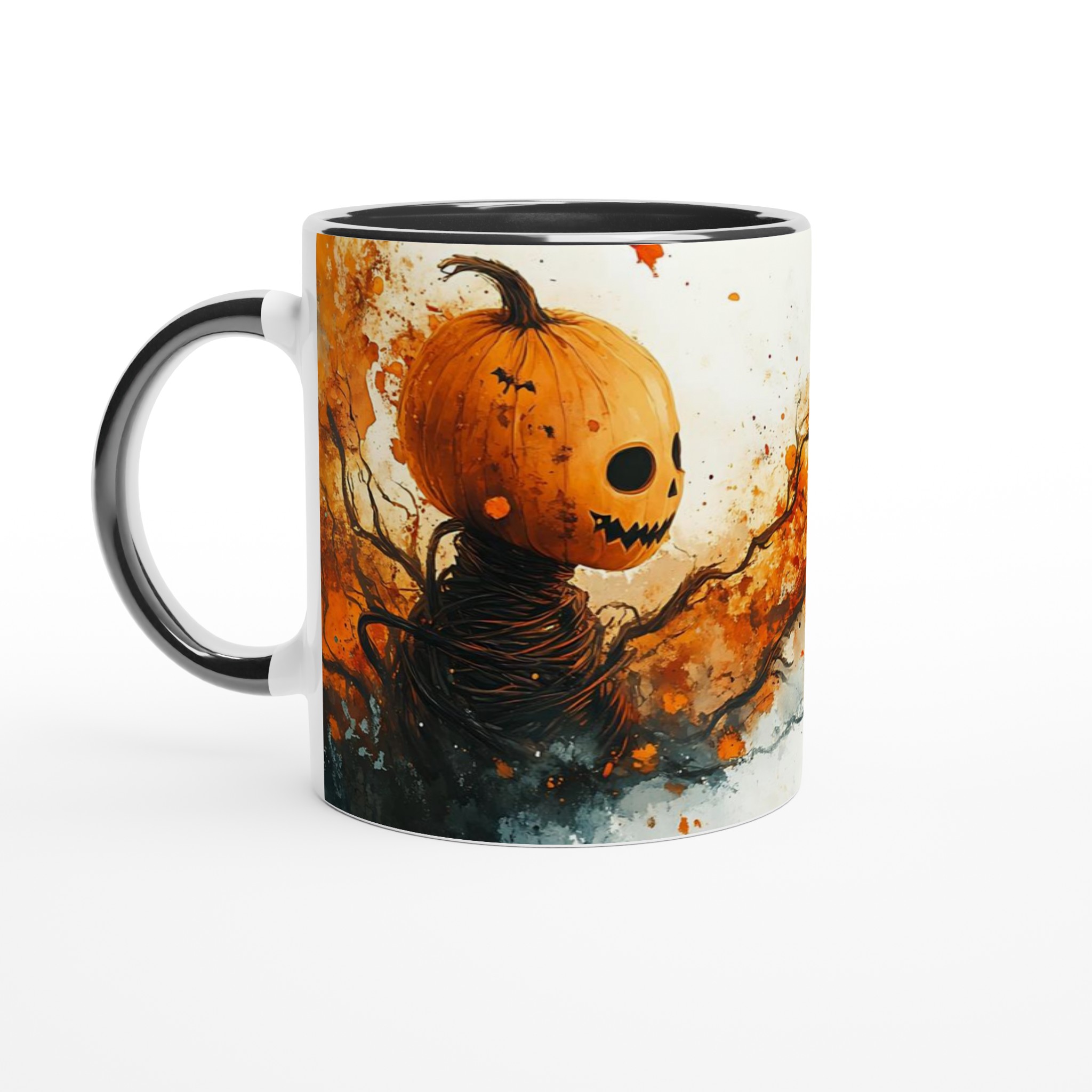 Mystisk Pumpa Konst Mugg - Livfull Halloween Akvarell Keramisk Kaffemugg i Olika Färger 4 c02fb480-b7c5-44cd-8800-2b73583e2d1d