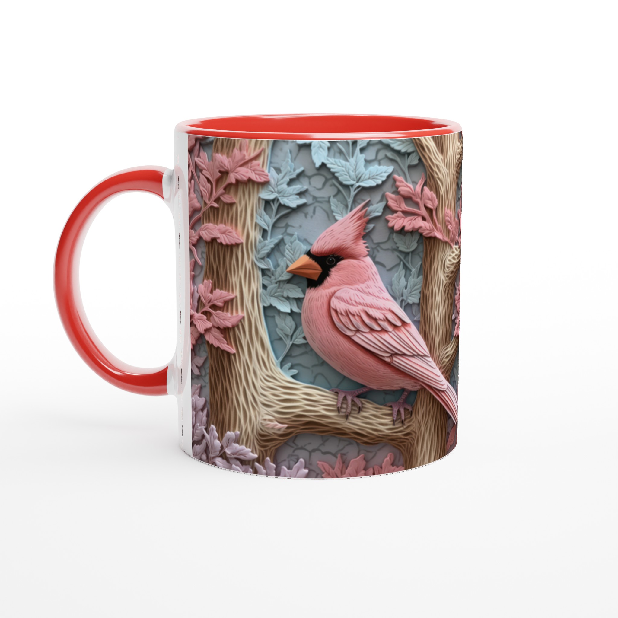 Elegant 11oz Keramisk Mugg med Pastellfågelmotiv – Välj Din Färgblandning 5 c037ad44-6079-4d01-bc27-558b3b325671