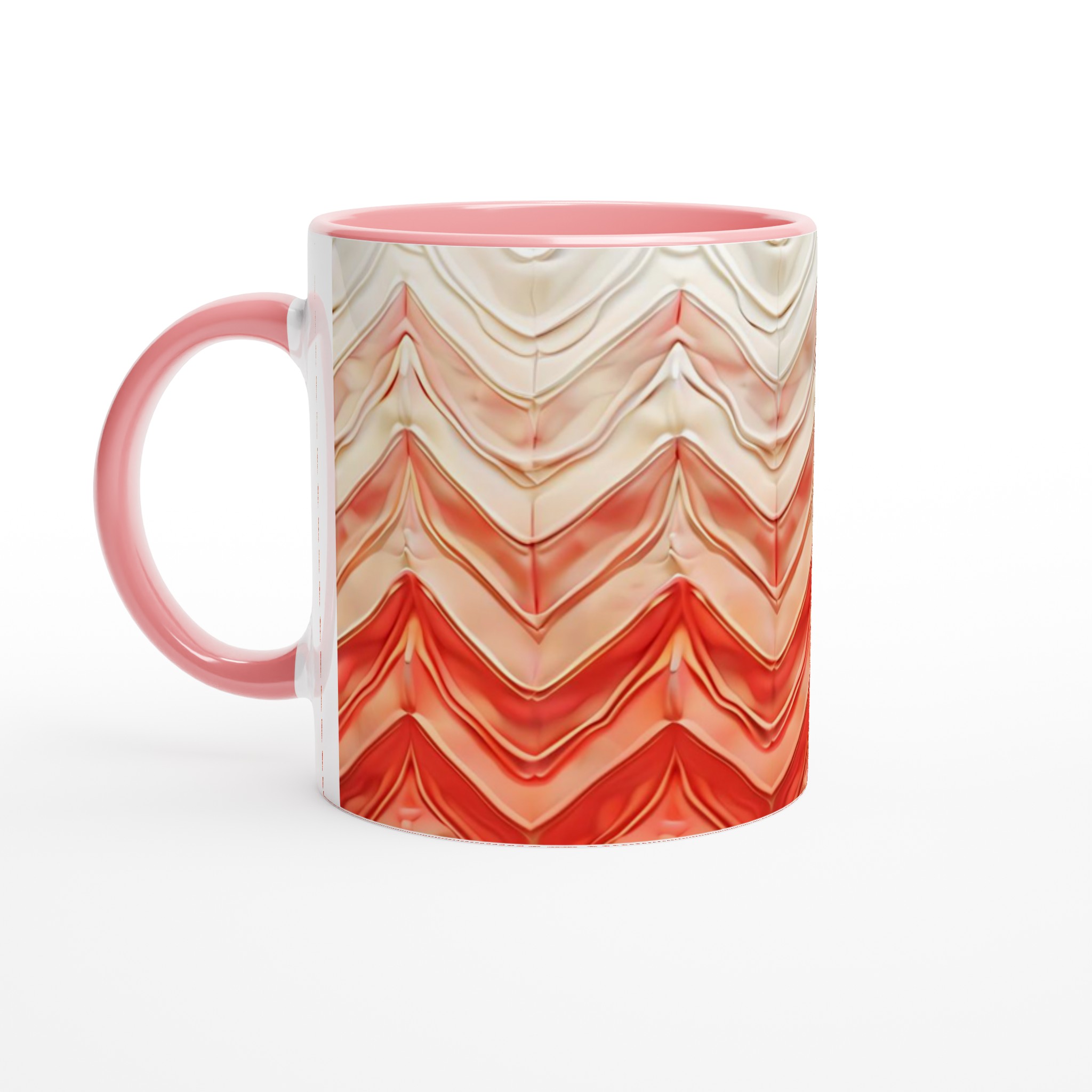 Abstrakt Vågformad Keramikmugg – 11 oz i ditt val av sju livliga färger 6 c062b152-abdc-4b58-a7b7-1c489401c0db