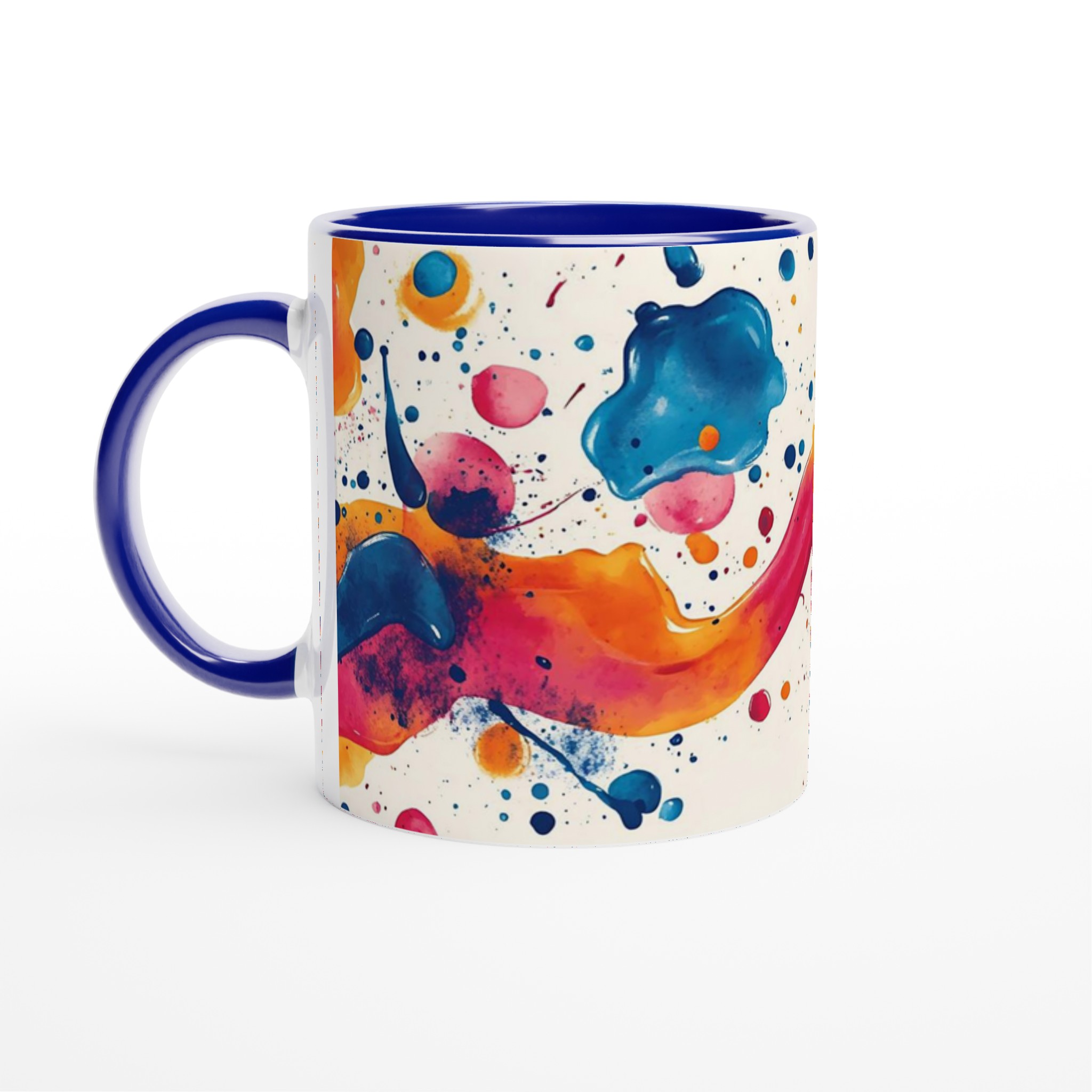 Konstnärlig Färgexplosion 11oz Keramikmugg – Välj bland 7 Livfulla Nyanser 2 c0650045-ccfb-4351-ad86-2c80854cf5bb