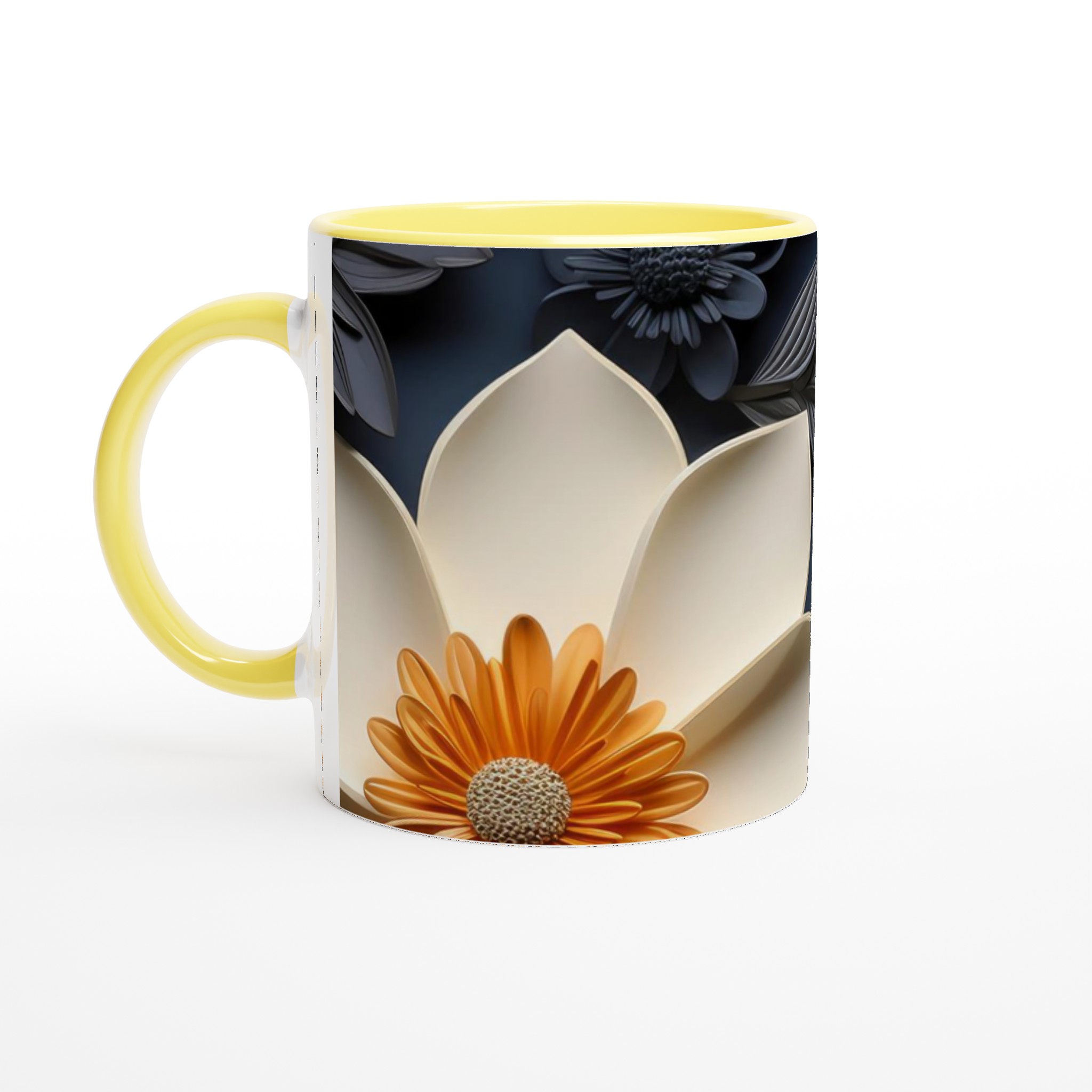 Elegant Floral 11oz Ceramic Mug with Sophisticated Color Choices 3 c095762e-2e07-428e-9e3a-b9bd27612456