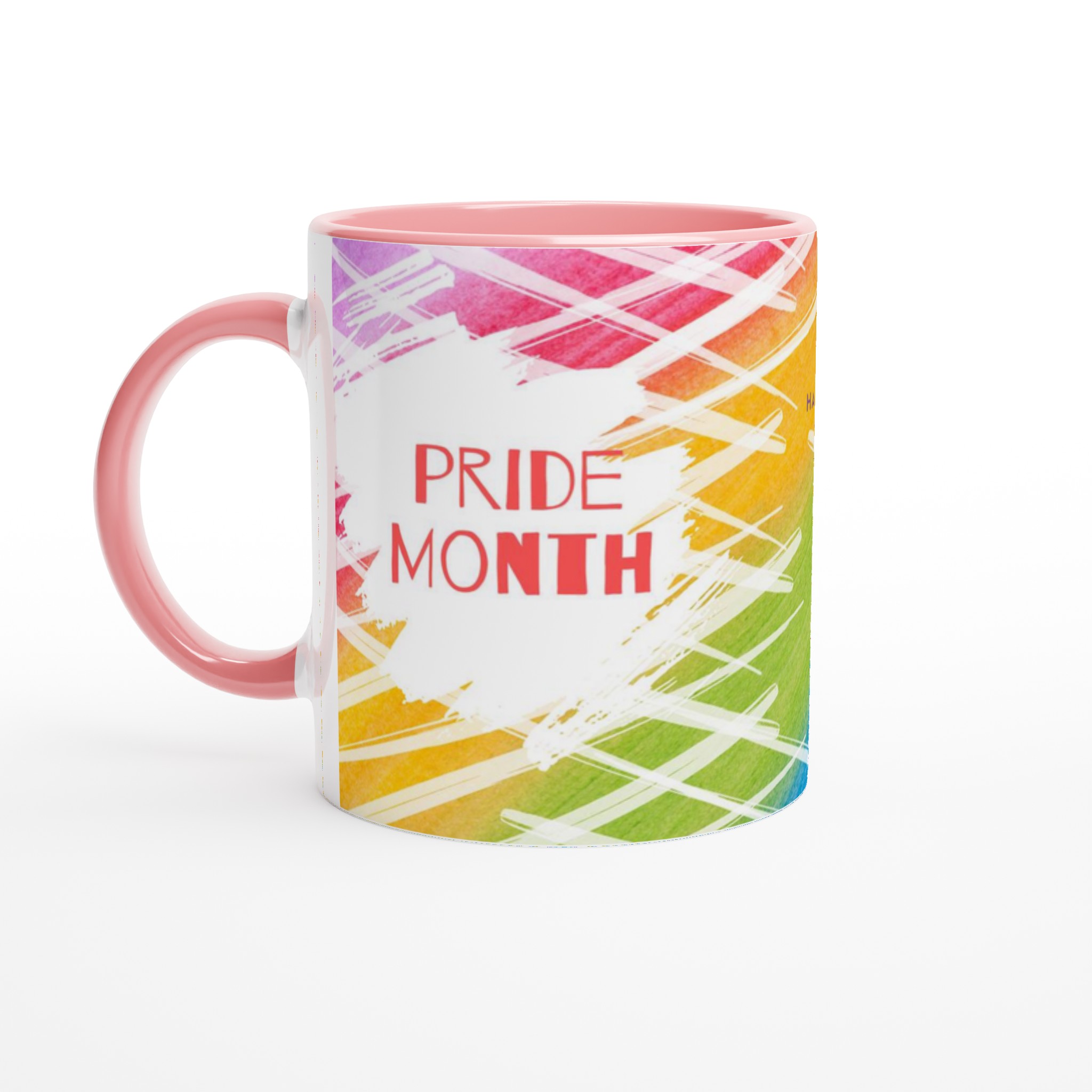 Vit 11oz keramisk mugg – fira Pride Month med färgstark stil i sju keramiska nyanser 6 c0b712db-6091-429a-aadb-6f144d5e63ae