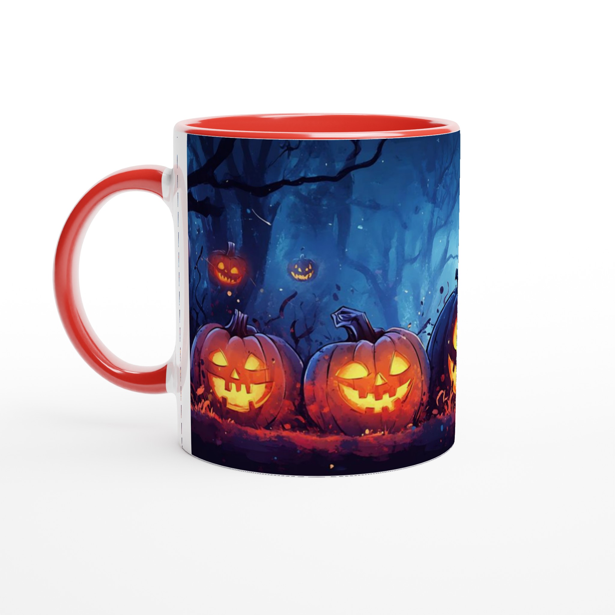 Spöklik Halloween Pumpamugg – 11oz Keramikmugg för Skrämmande Goda Drycker, Välj din Färg! 5 c0c377ac-9193-4cf5-ab78-00df926a012e