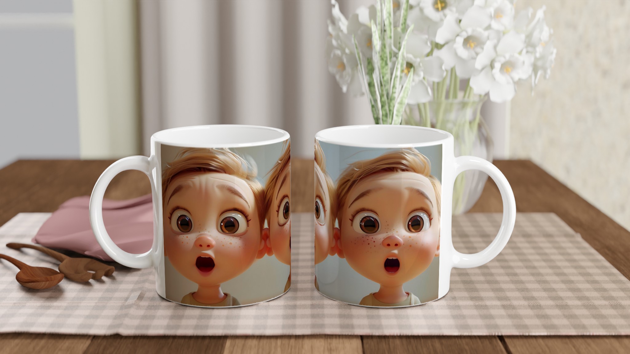 Förbluffande Ansikten 11oz Keramisk Mugg – uttrycksfull design för varje klunk 10 c0cb6c11-83f5-43fd-9386-5bc42bc7995c