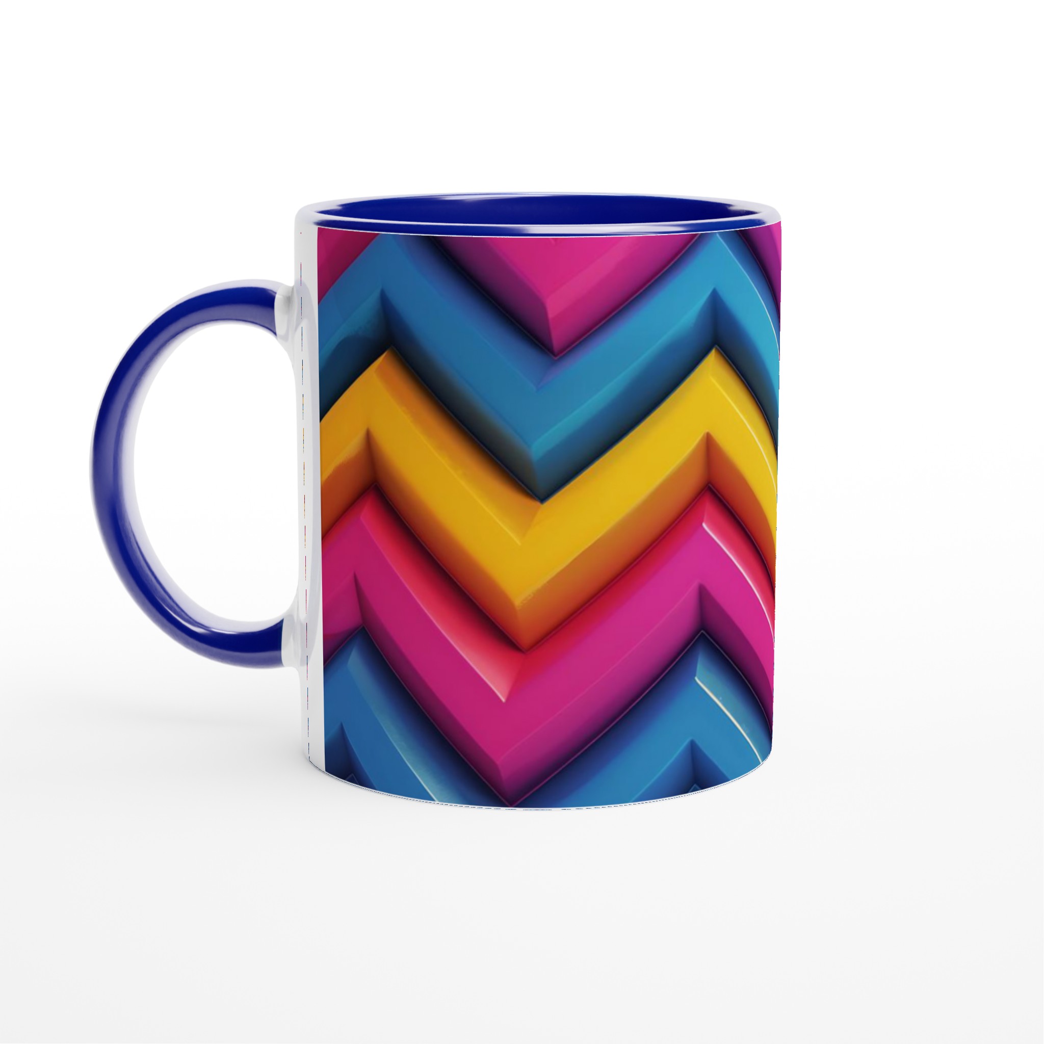 Färgglad Chevron Design Mugg – Livfull Keramikmugg i 7 Blanka Nyanser 2 c0cf92c4-0ab3-457b-ae5d-1e123dc7c2c1
