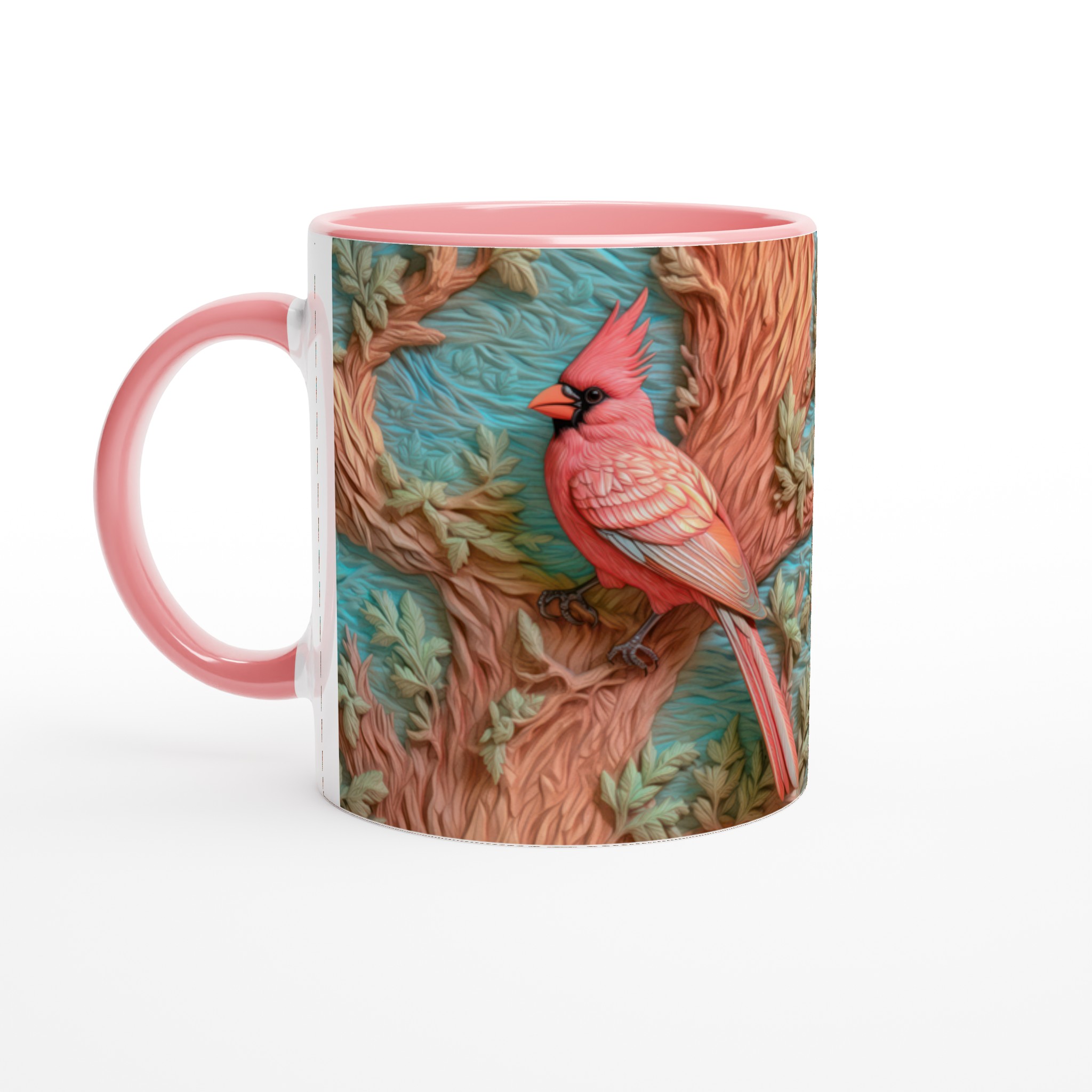 Keramisk mugg 11oz med livfull kardinaldesign – välj bland sju färgstarka keramiska nyanser 6 c12b3112-9307-4af5-8147-18631829fe58