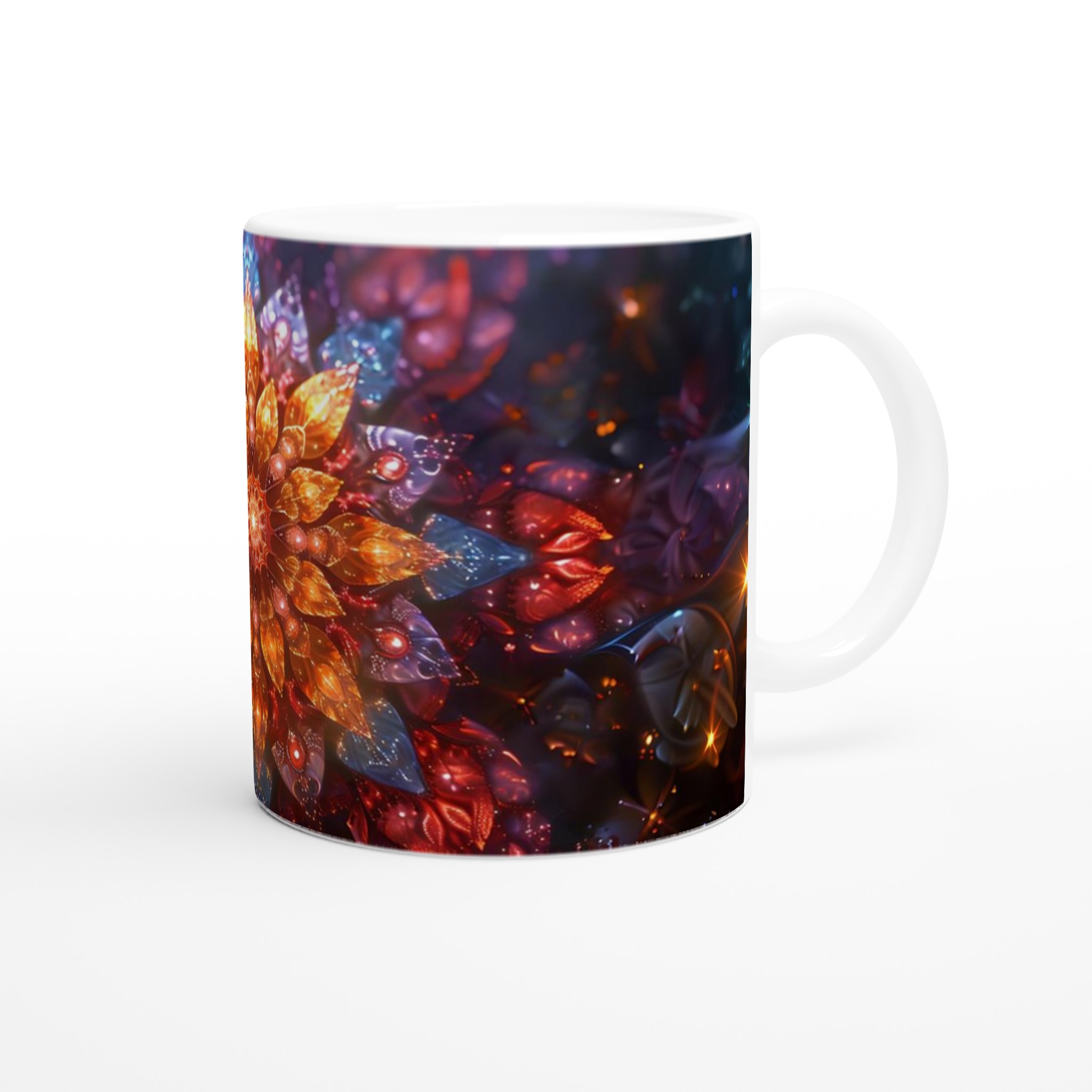 Kosmisk Mandalablomma Keramikmugg - 11oz Magisk Mugg i Valfri Färg 9 c15c9fba-6b1d-49ca-afd6-a6190c8cac6f