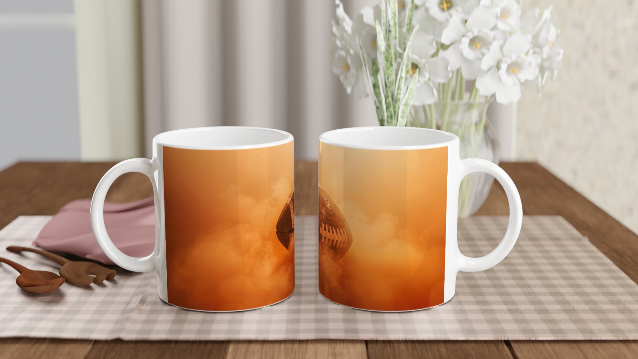NFL-inspirerad Mugg - American Football i Orange Dimma - Välj bland 7 Färgstarka Keramikmuggar 10 c1ad1a59-ae7c-423d-a922-a0a8305e4b5b