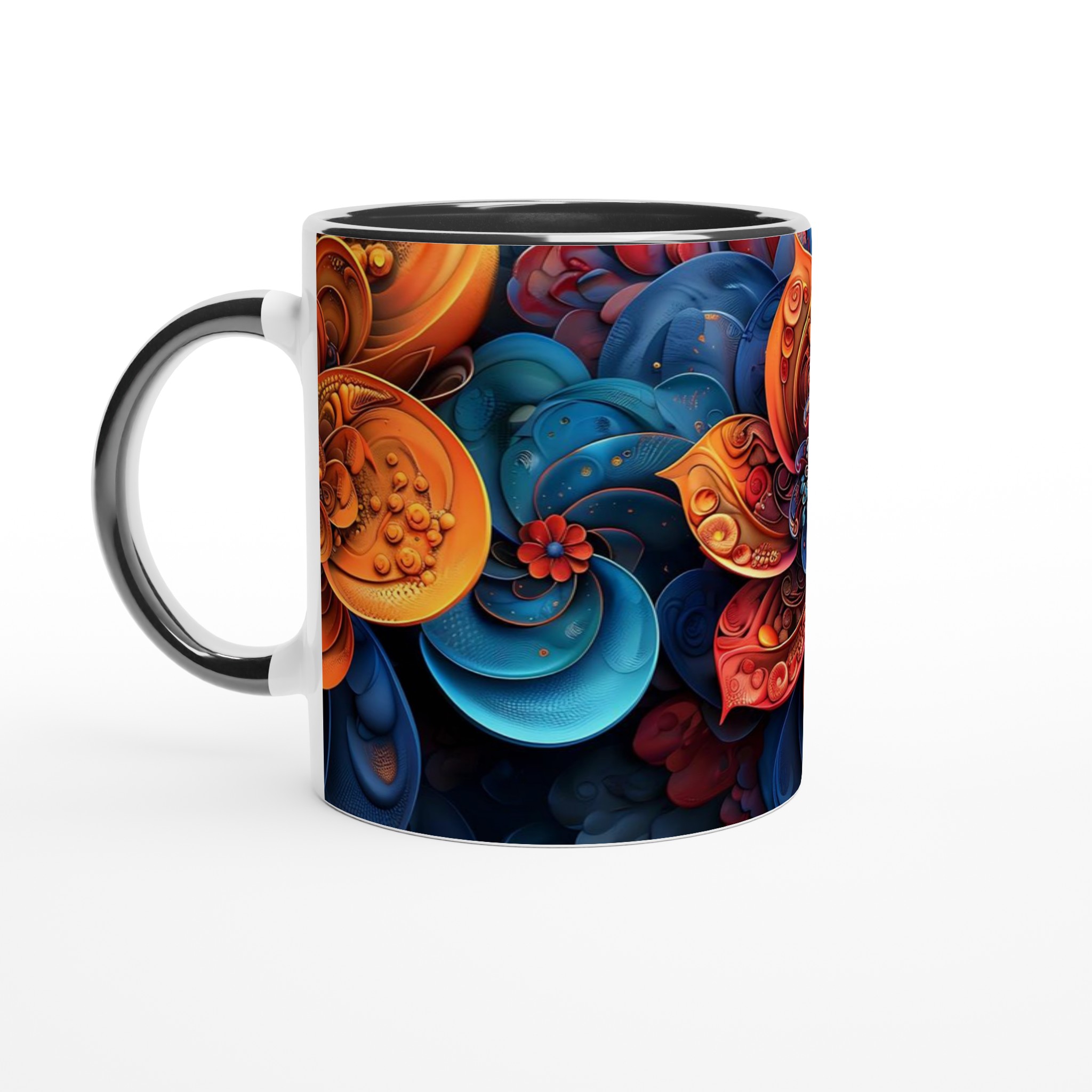 Abstrakt Blomstermugg: Levande Keramik i ditt Val av Färg – 11 oz 4 c1c9eb6e-bf61-49e1-bbd2-3ef7dd6cc3b3