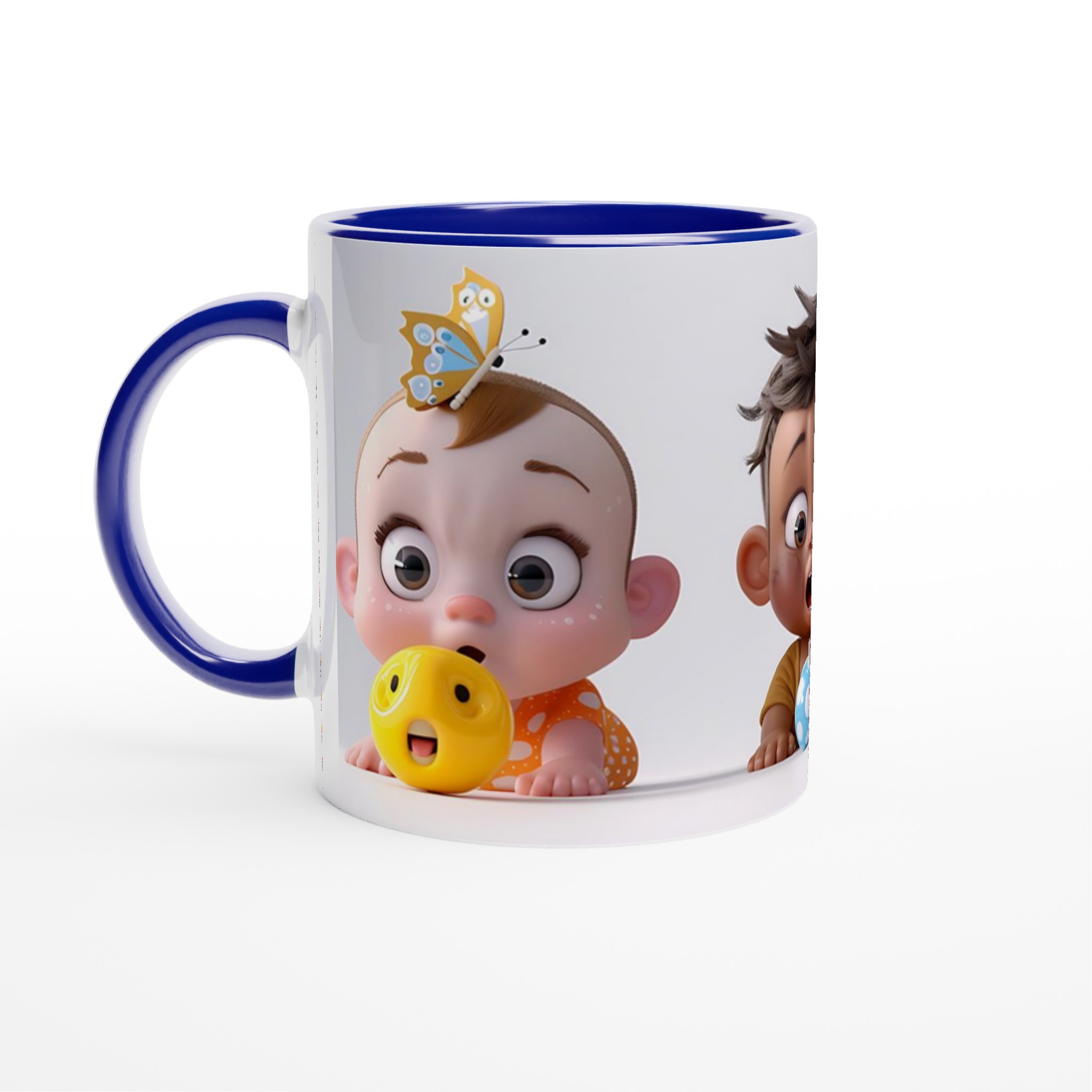 Söta Lekkamrater Keramikmugg – Glada Babymotiv & Djur för Din Kaffe- eller Teupplevelse, Välj Färg! 2 c21f60eb-97dd-4615-9261-91470e0bec2d