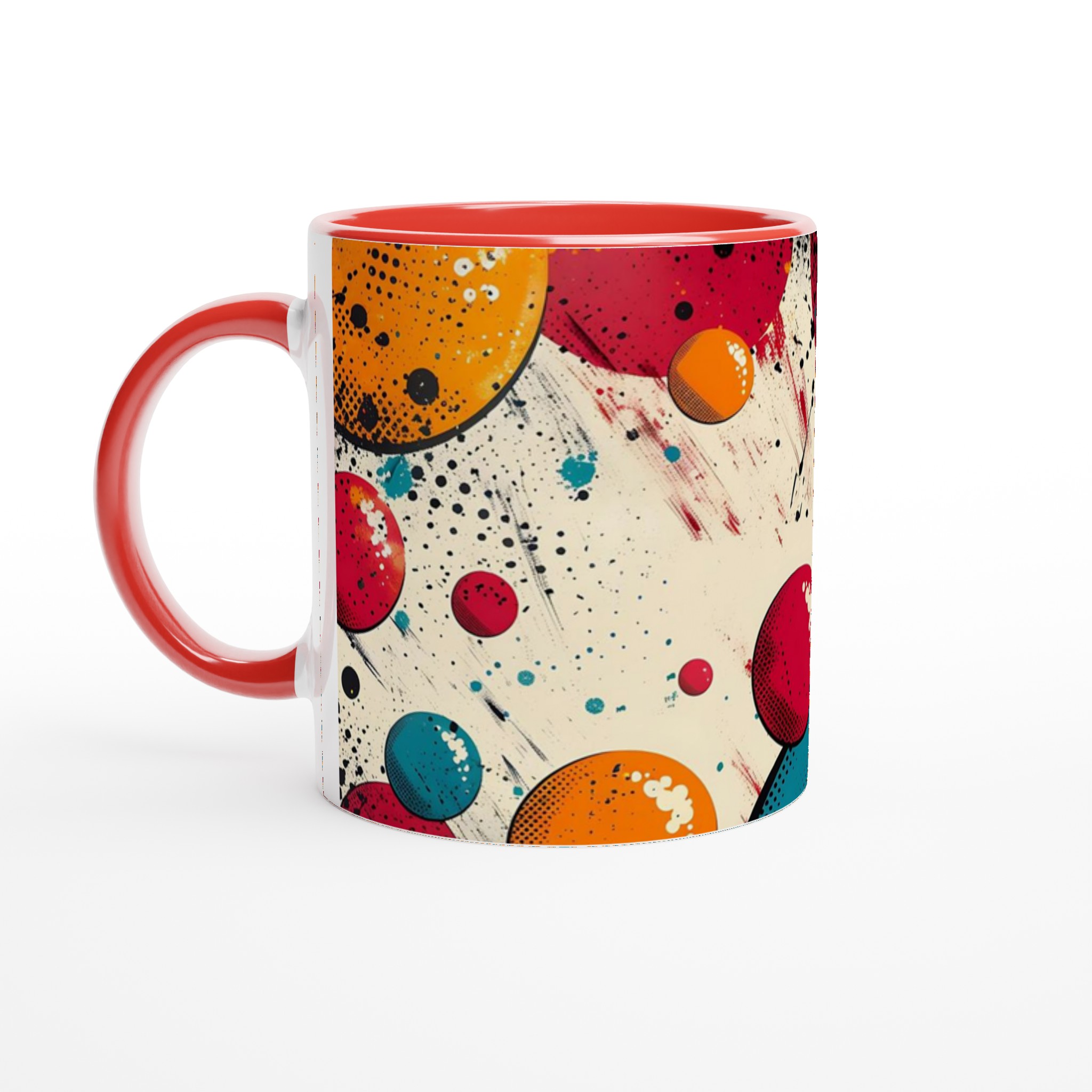 Abstrakt Pop Art Keramikmugg – Färgglad Design för Ditt Kaffe, Te och Mer! 5 c237c6aa-6584-4f8a-8a0b-88bca60637a5