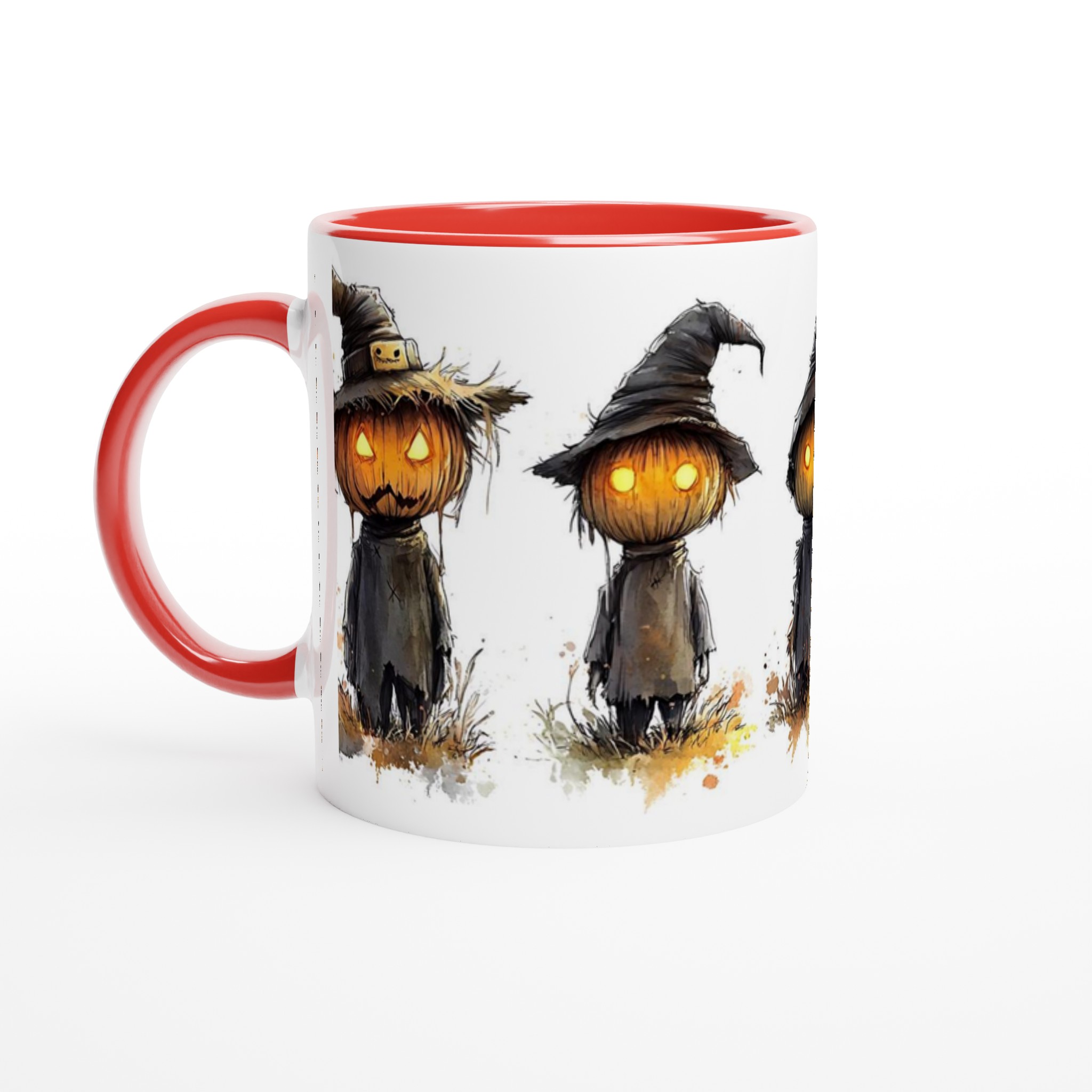 Mystiska Spökhistorier Mugg - Skräckinjagande Pumpor i Vattenfärg, 11oz Keramikmugg 5 c29c735a-14ed-4aea-8df9-64388f3d6aa8