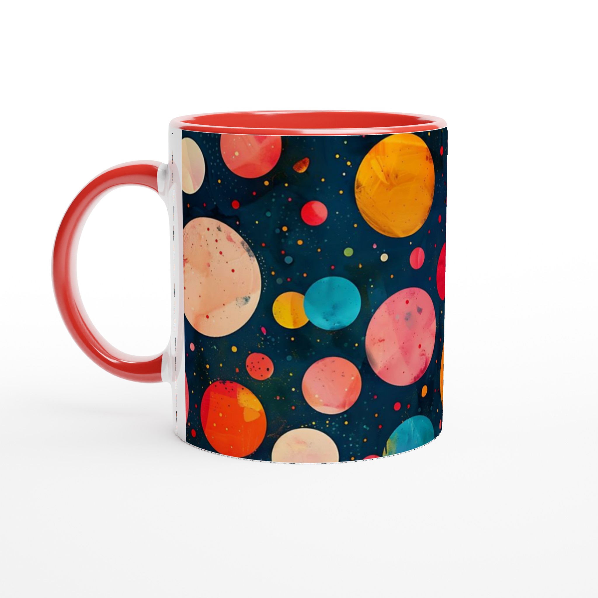 Kosmisk Färgexplosion Mugg – 11oz Keramisk Kaffekopp i sju livfulla nyanser 5 c2ceeeb1-c1e7-4526-8999-2fdcd4e57796