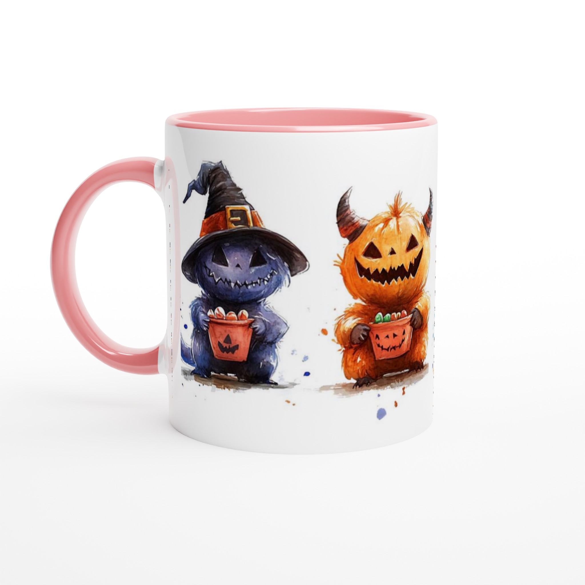 Bus eller godis! Mugg – Charmiga Halloween-monster i akvarell, din perfekta höstföljeslagare 6 c31e5afb-2f57-4b25-a97e-9e1302c8bab4