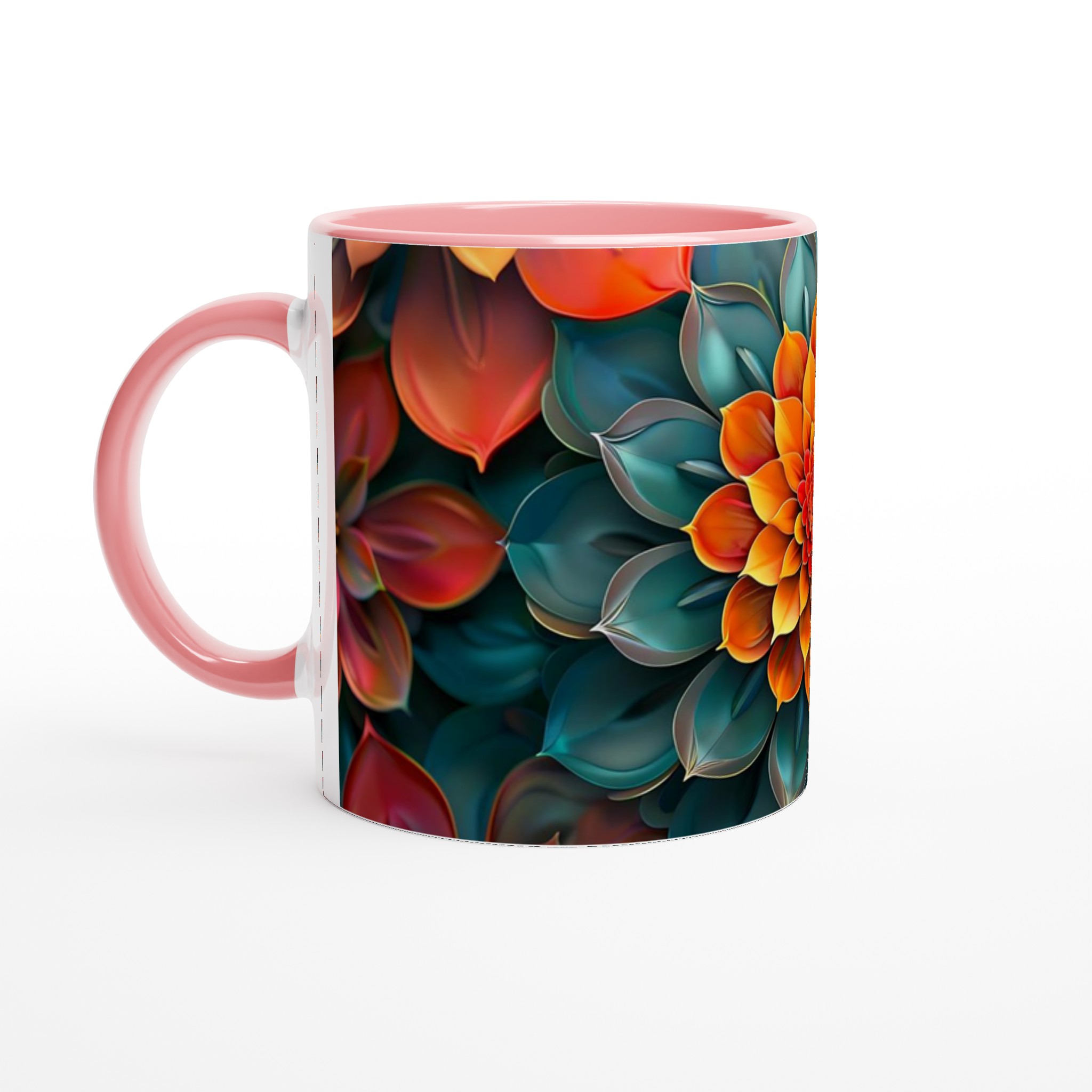 Abstrakt Mandala Blommig 11oz Keramikmugg – Välj din färg 6 c3266f5c-6796-46c9-afcb-84c7c326b385