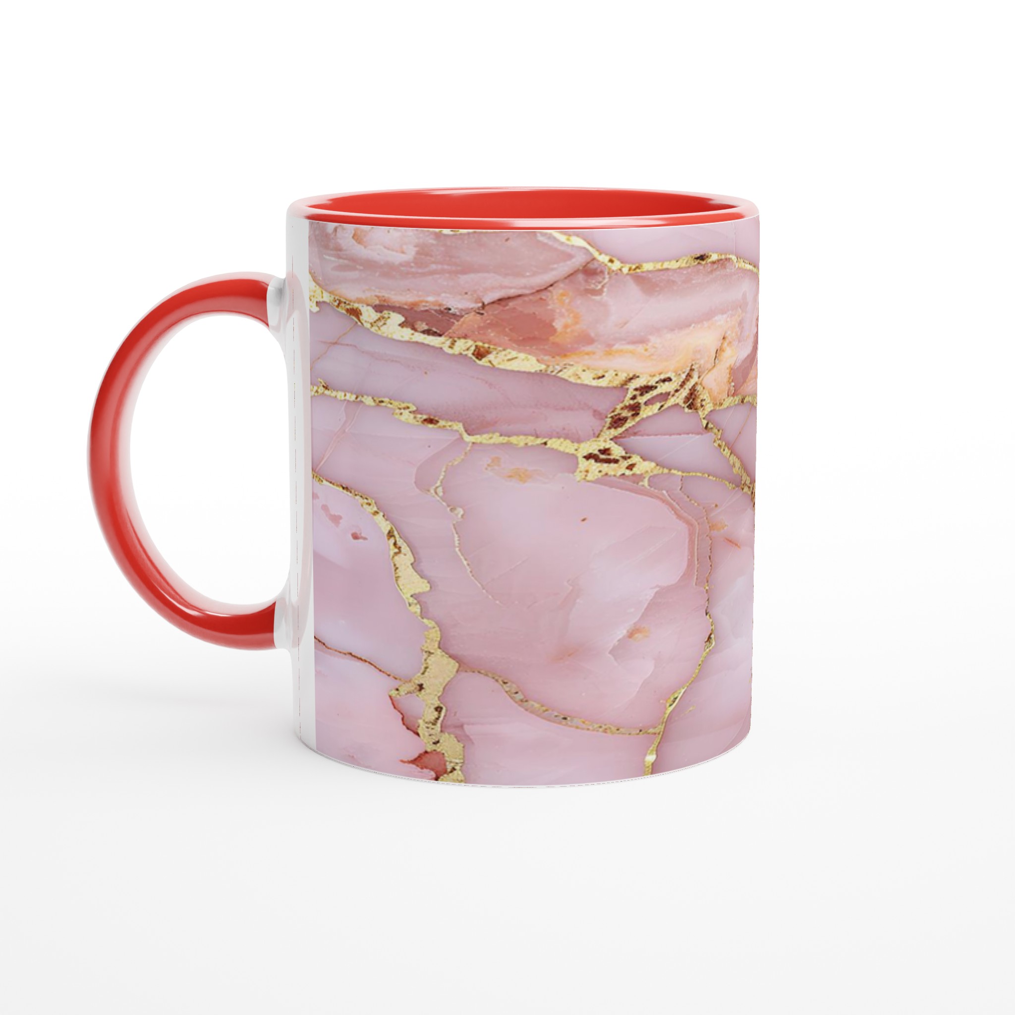 Marmorerad Keramikmugg 11oz – Guldkantad Rosa Elegans i 7 Färger 5 c35855d3-f8cc-4e94-ab24-271906778c3f