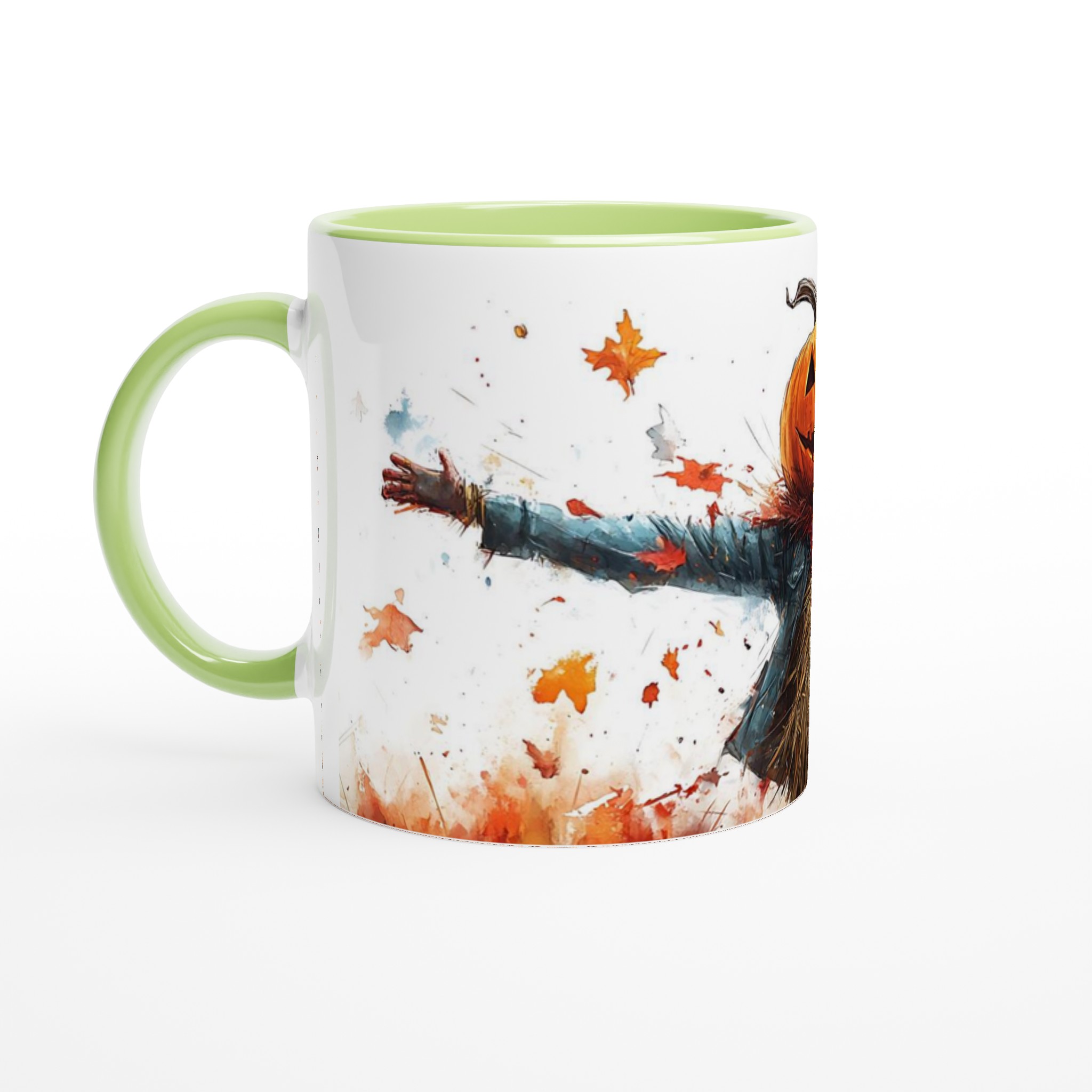 Glad Halloween Pumpa Skrämma Mugg – Levande Akvarell Keramik Kaffekopp i Flera Färger 7 c3980780-4360-4a3c-a972-a404ab225d89