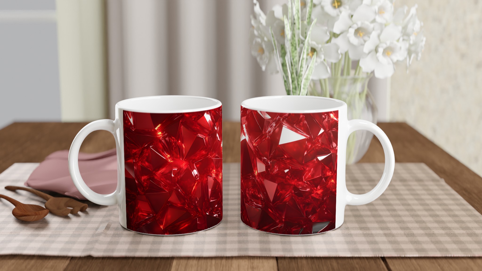 Lyxig 11oz Keramikmugg – Strålande Rubindesign i Flera Färger 10 c3a469fd-47a7-46d2-9021-abb14a3fdd7c